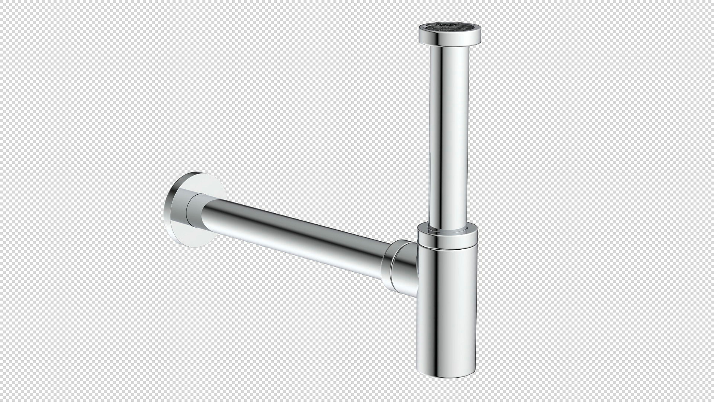 DS-5WK Flaschensiphon, Chrom, 1 1/4'' x 32 mm