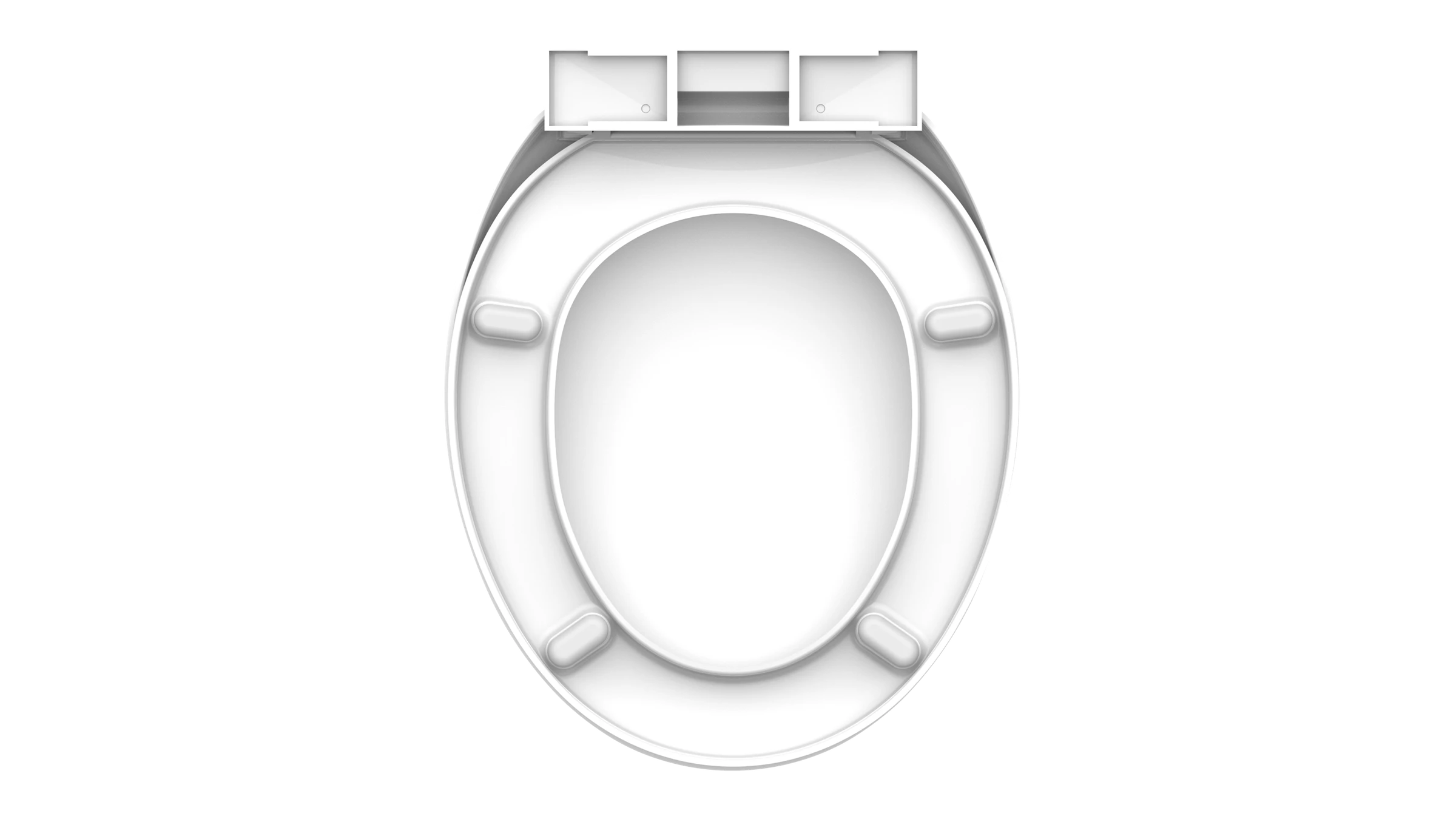 Duroplast WC-Sitz, mit Absenkautomatik