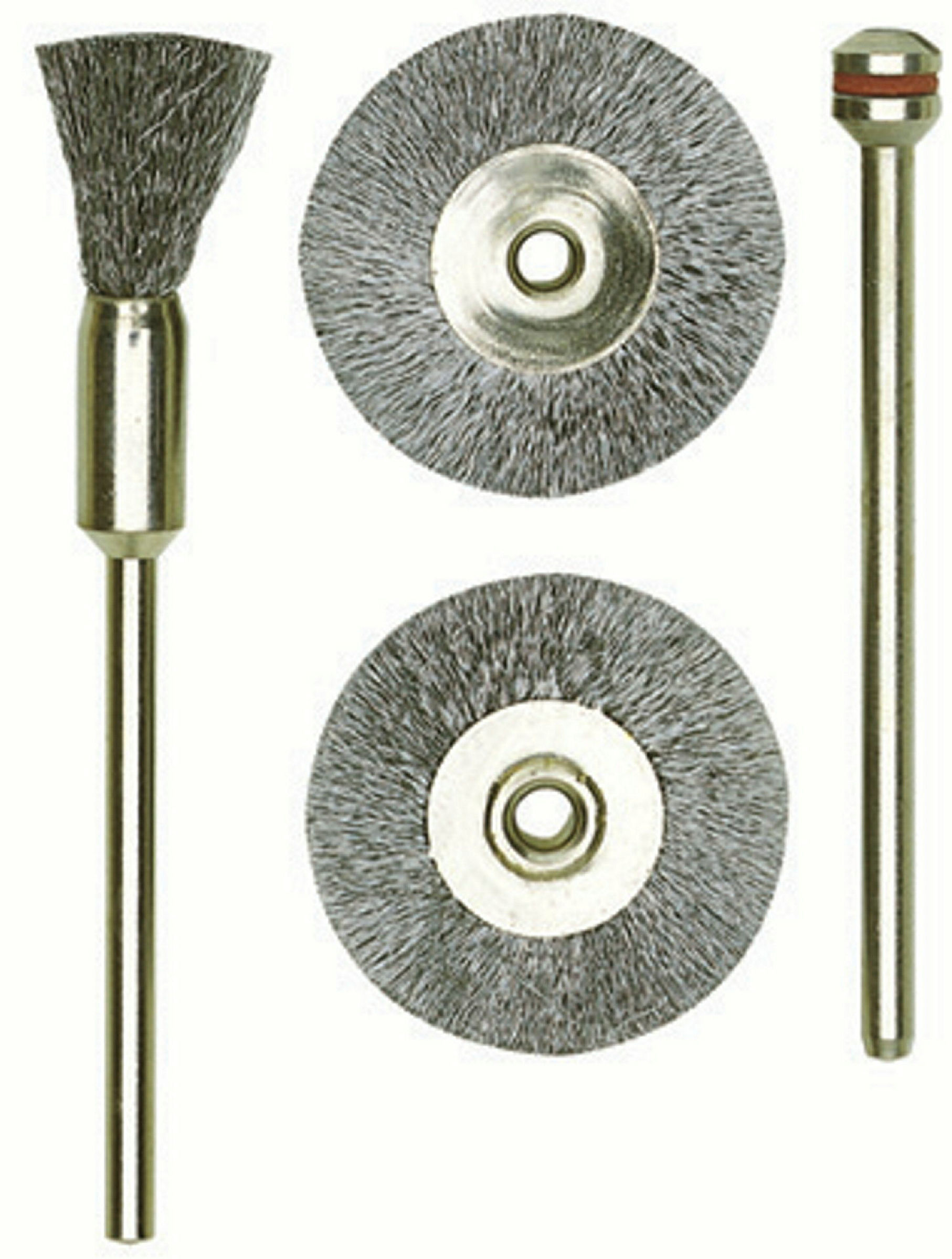 PROXXON-Pinselbürsten, Stahl, 8 mm, 2 Stück