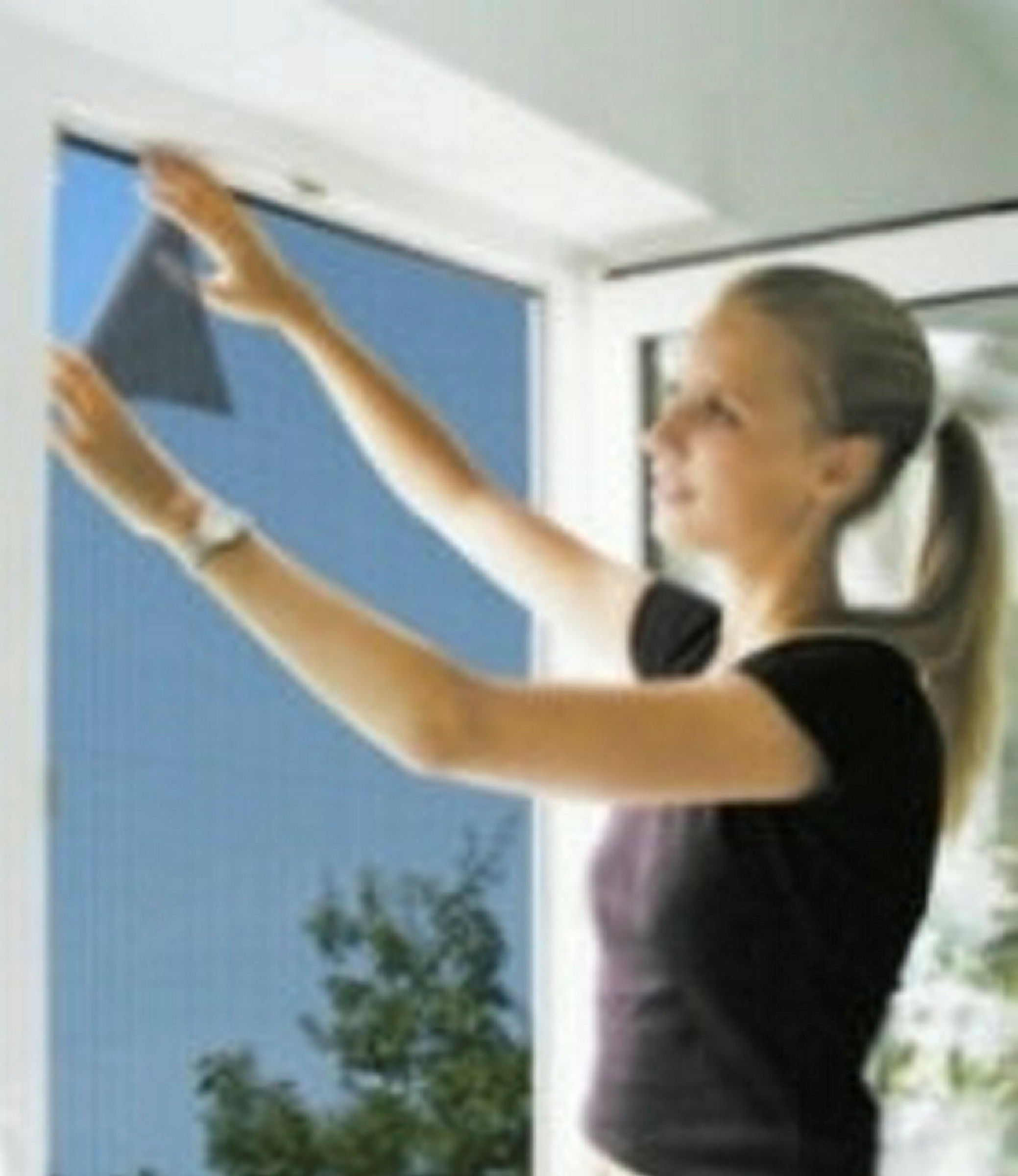 Schellenberg Fliegengitter BASIC, anthrazit, 130 x 150 cm
