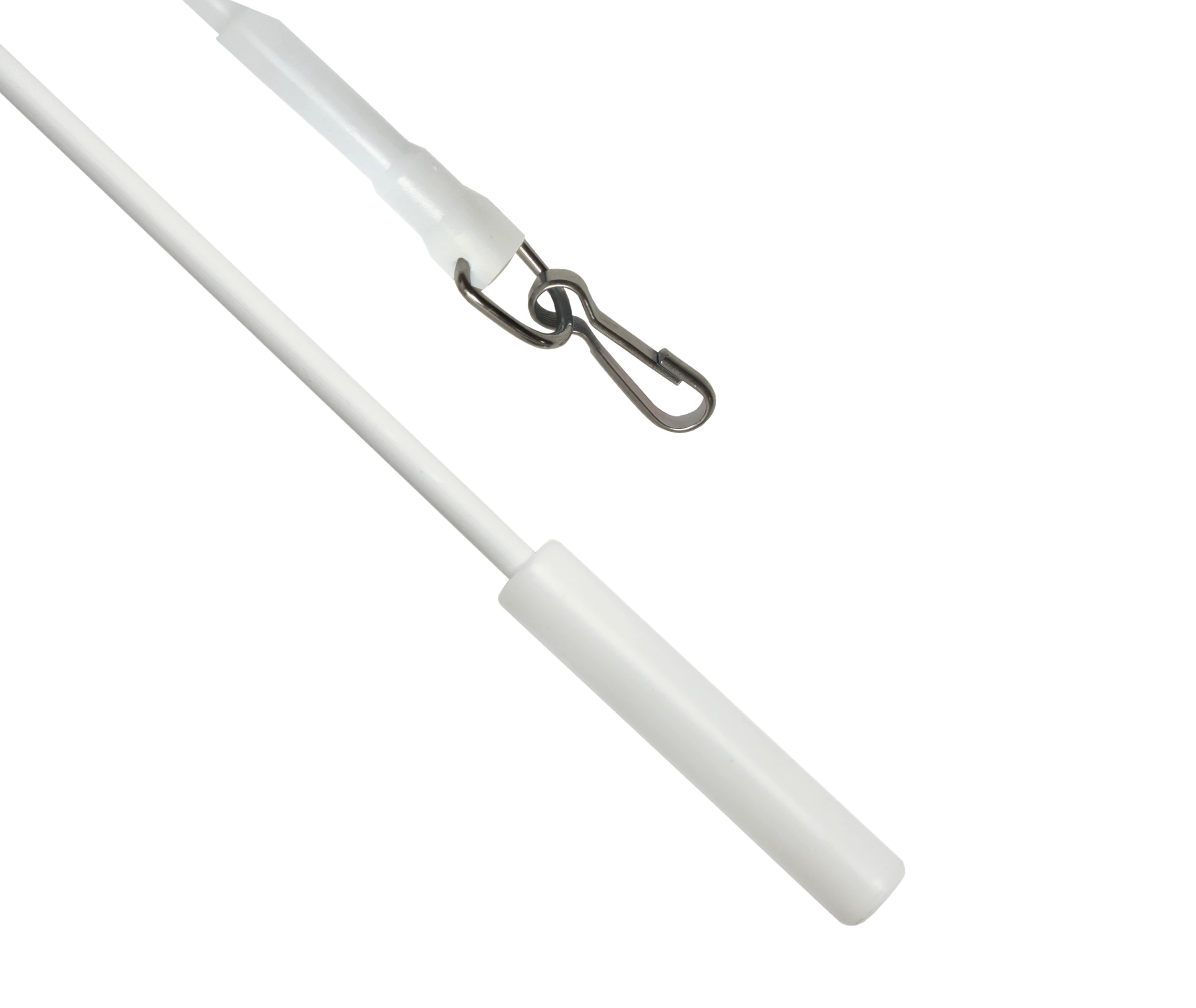 Schleuderstab, Zugstange, für Gardinen und Vorhänge, Metall, weiß, 100 cm