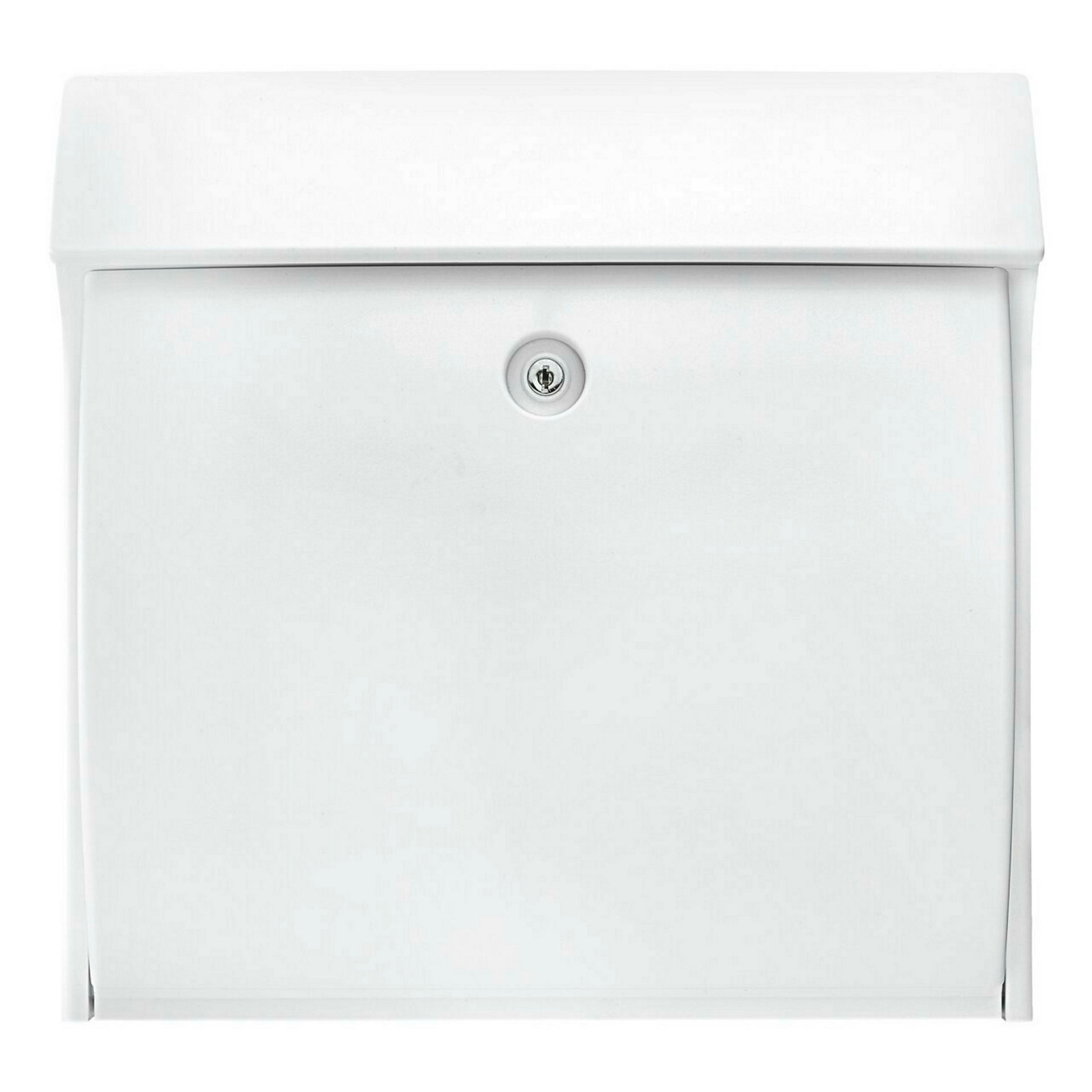 Kunststoff-Briefkasten Classico 4931 W weiss