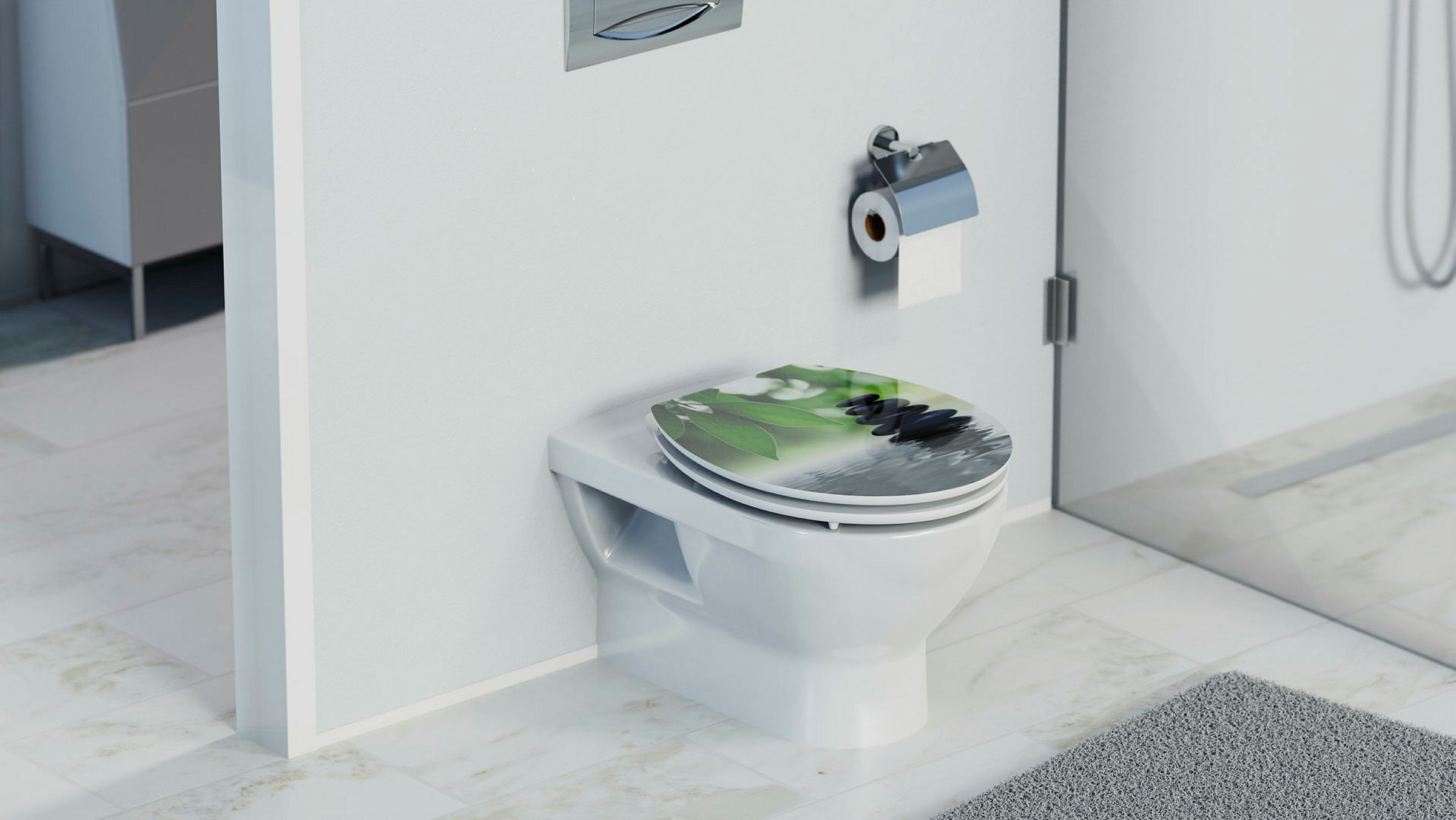 MDF HG WC-Sitz OASIS, mit Absenkautomatik
