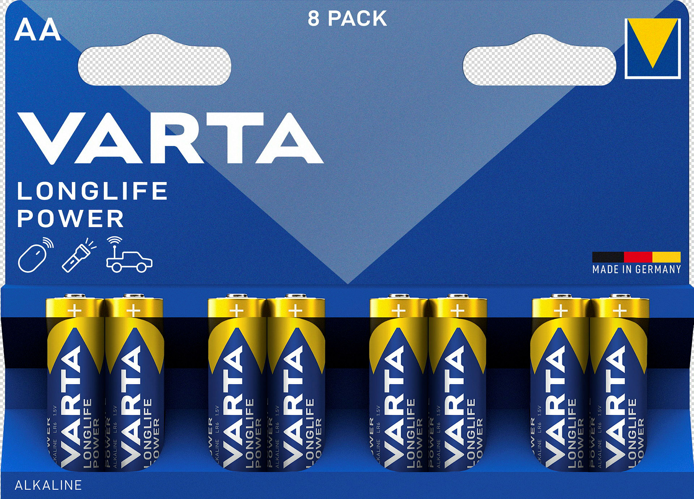 VARTA LONGLIFE Power AA Blister 8