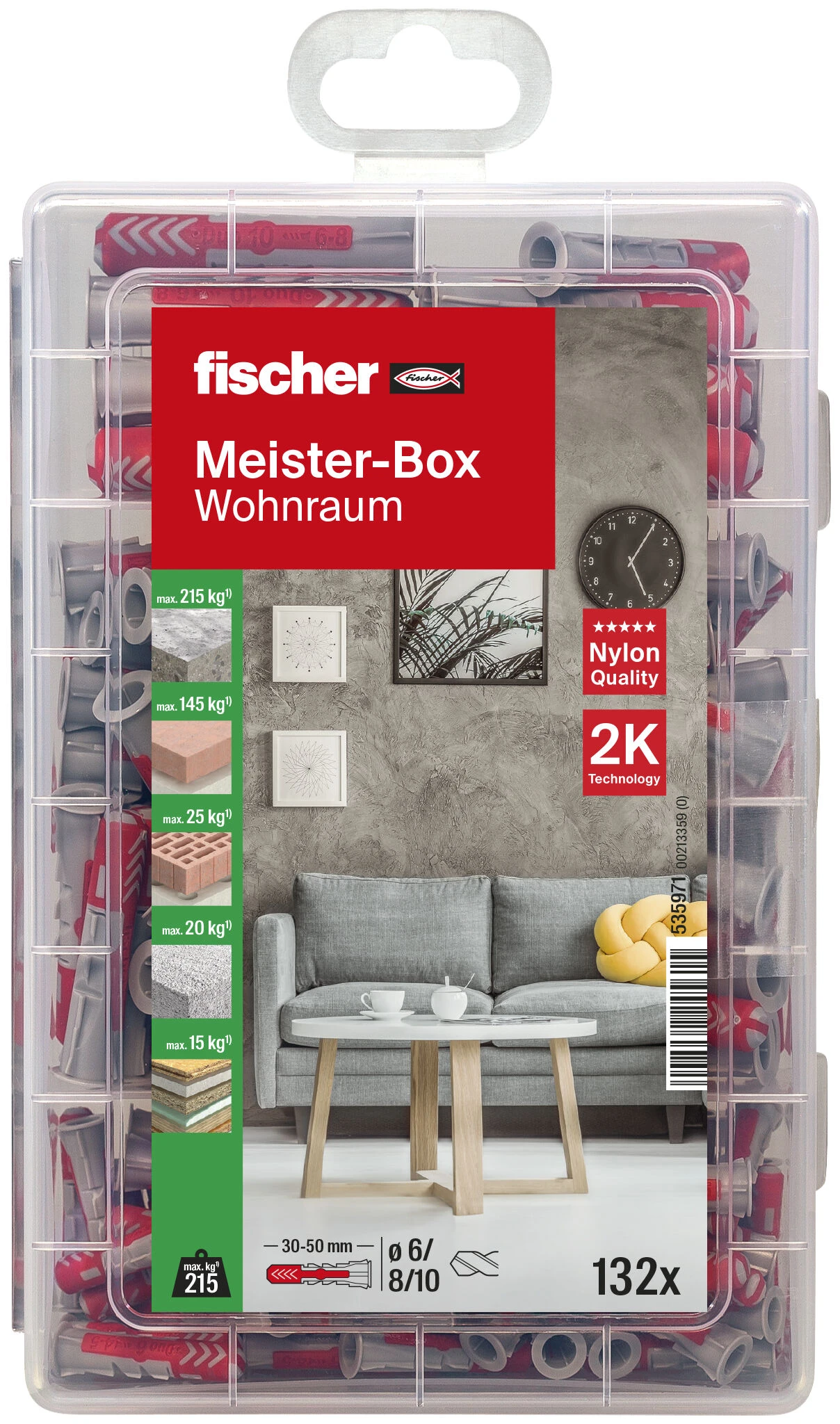 fischer Meister-Box Wohnraum, 132-tlg.