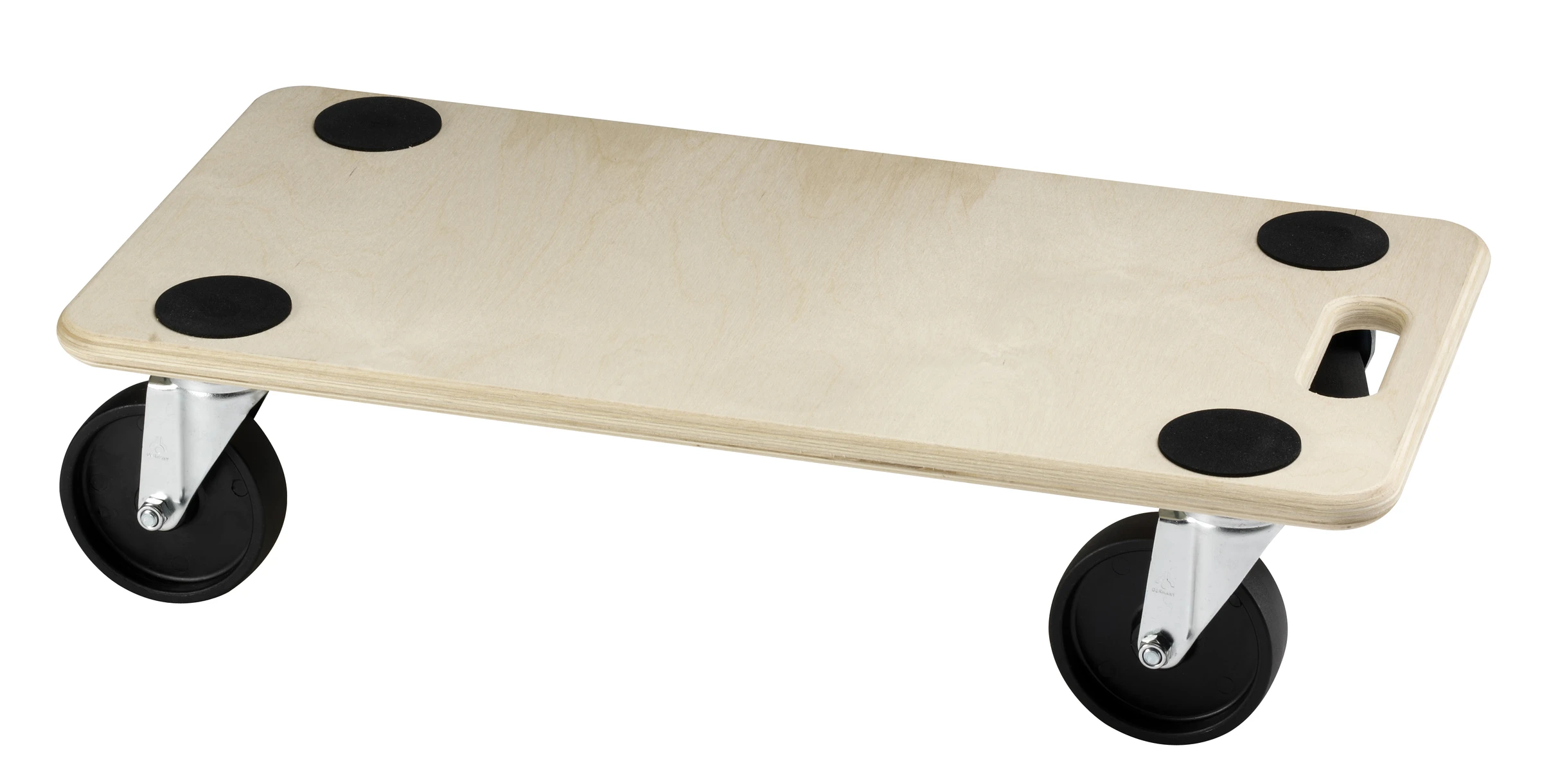 Transporthilfe Massiv 590x290 mm, Multiplexplatte, Kunststoff-Rollen