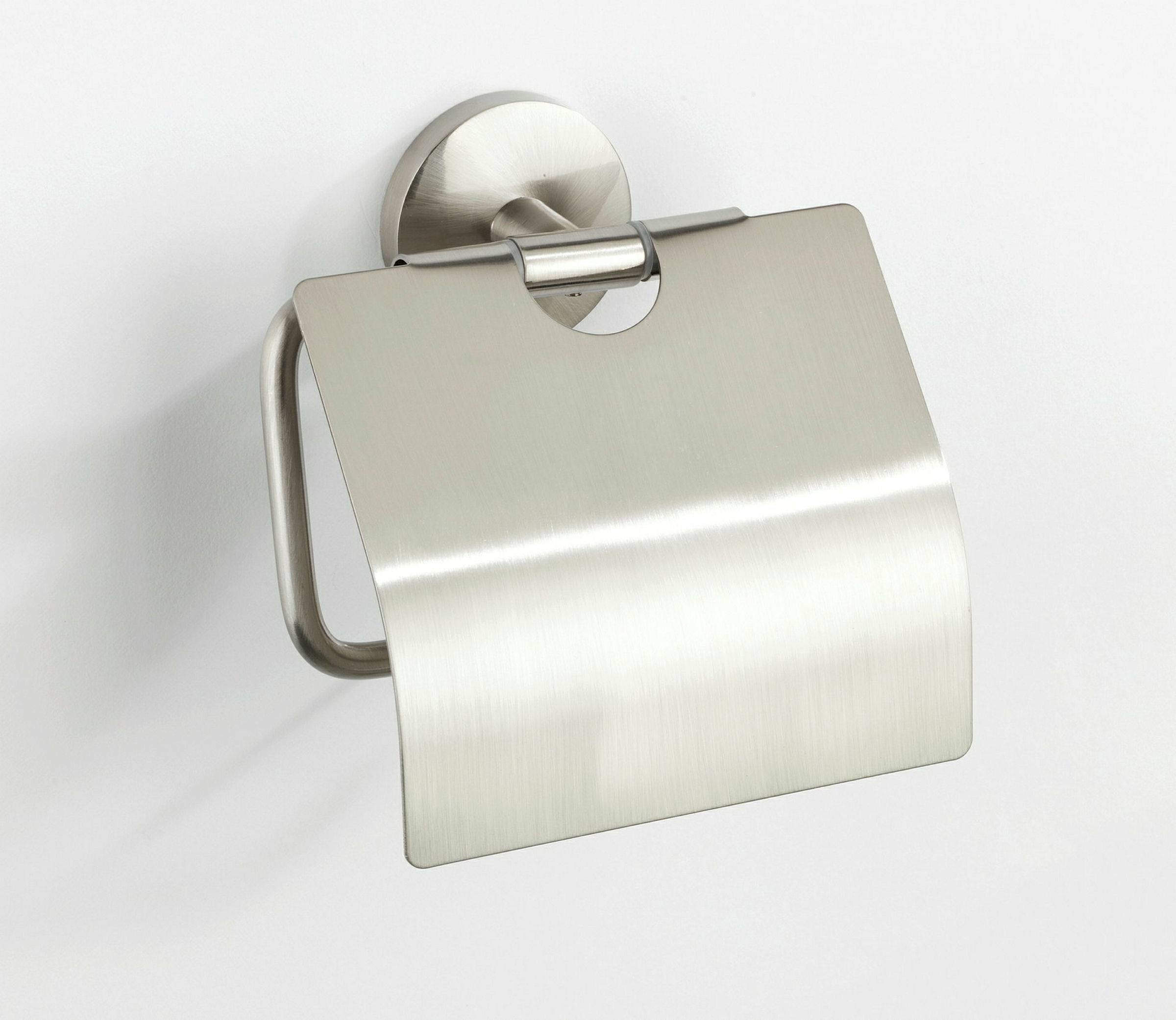 Toilettenpapierhalter m Deckel Cuba matt