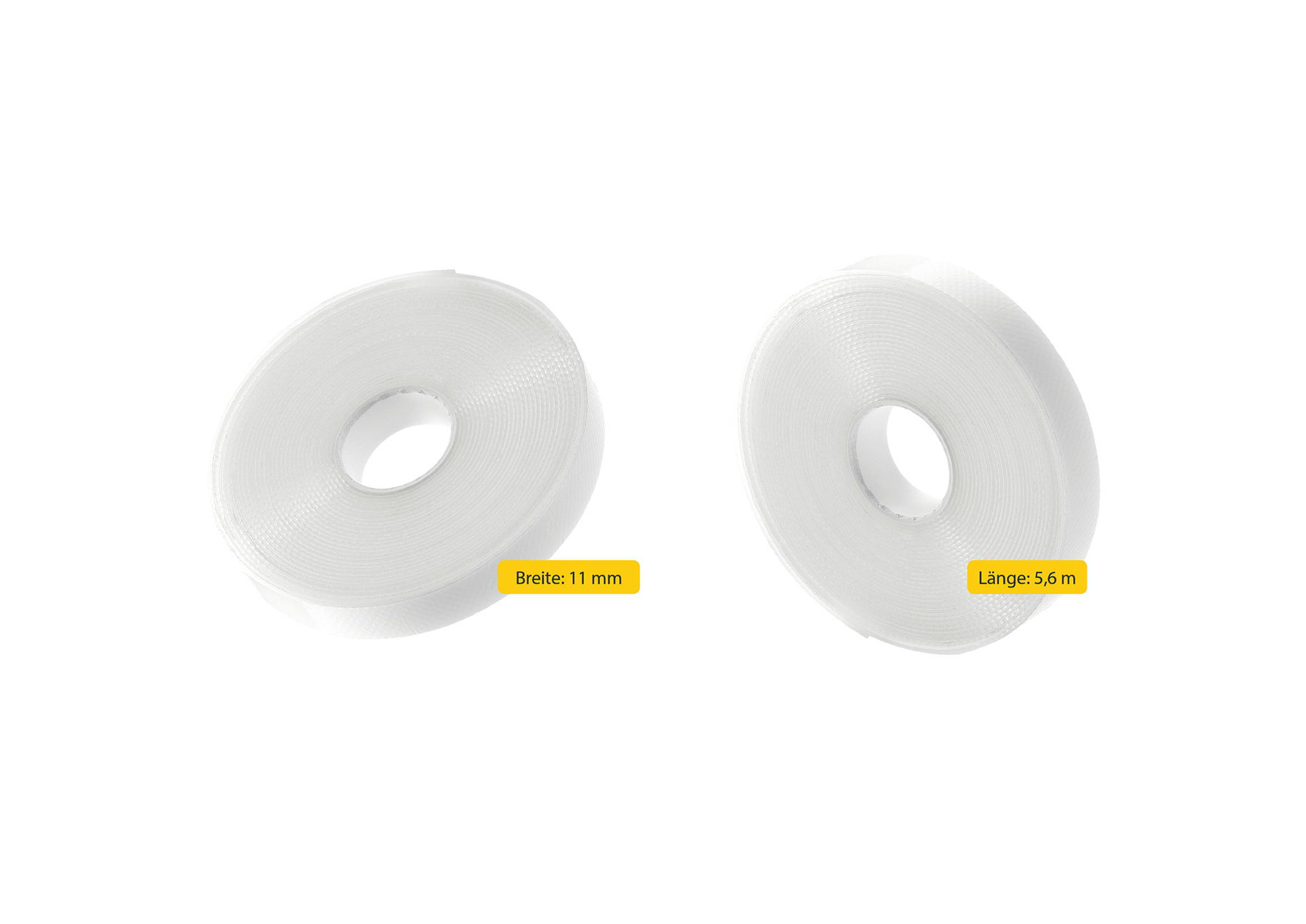 Schellenberg Befestigungsband-Set für Polyester-Fliegengitter, transparent,