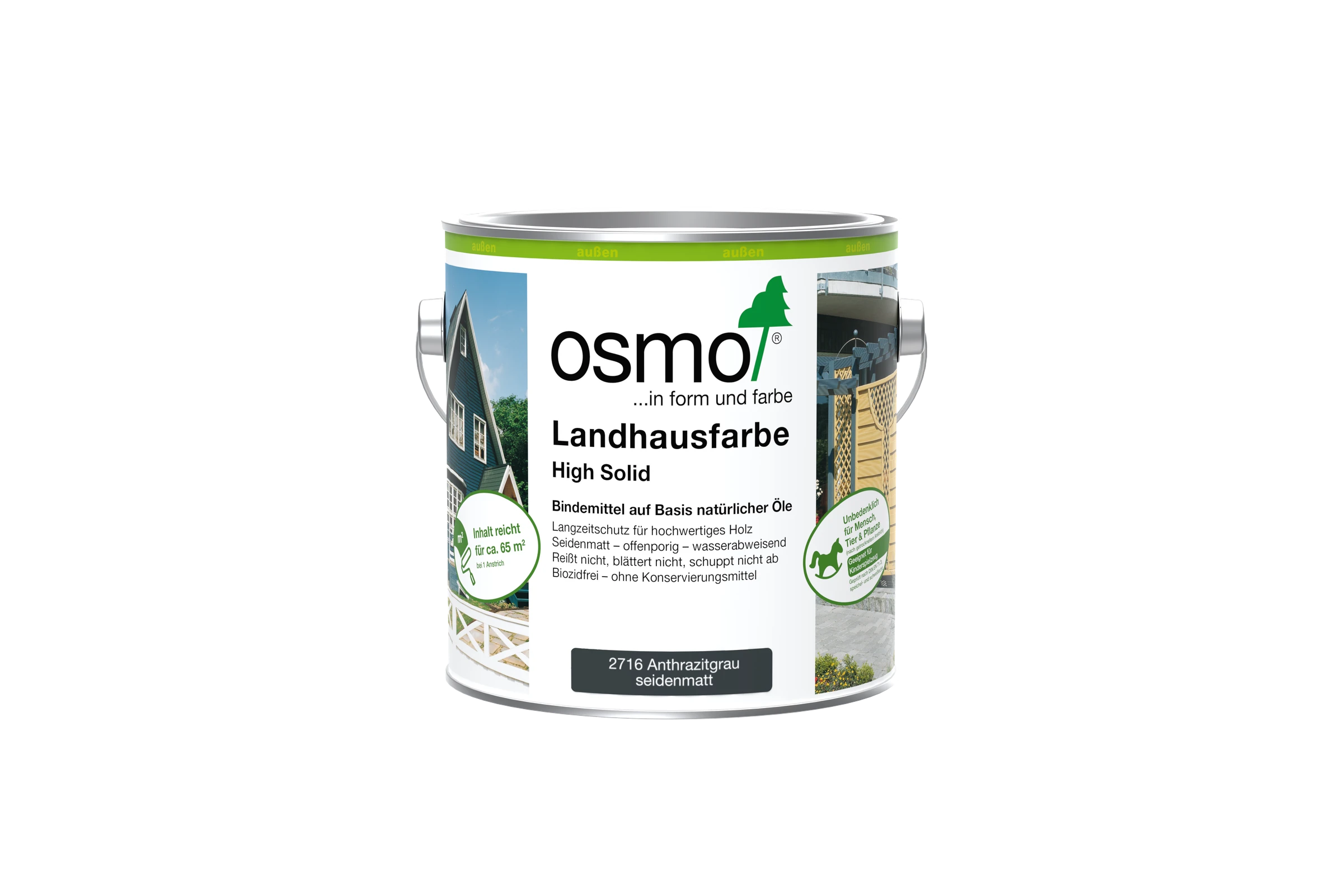 2716 Landhausfarbe (RAL7016) Anthrazitgrau 2,5L
