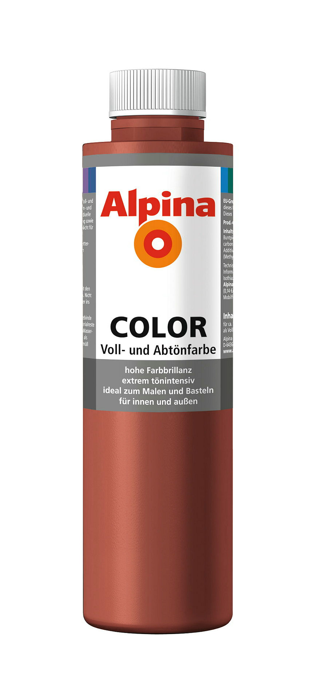 Alpina COLOR Voll- und Abtönfarbe Spicy Red 750ml seidenmatt