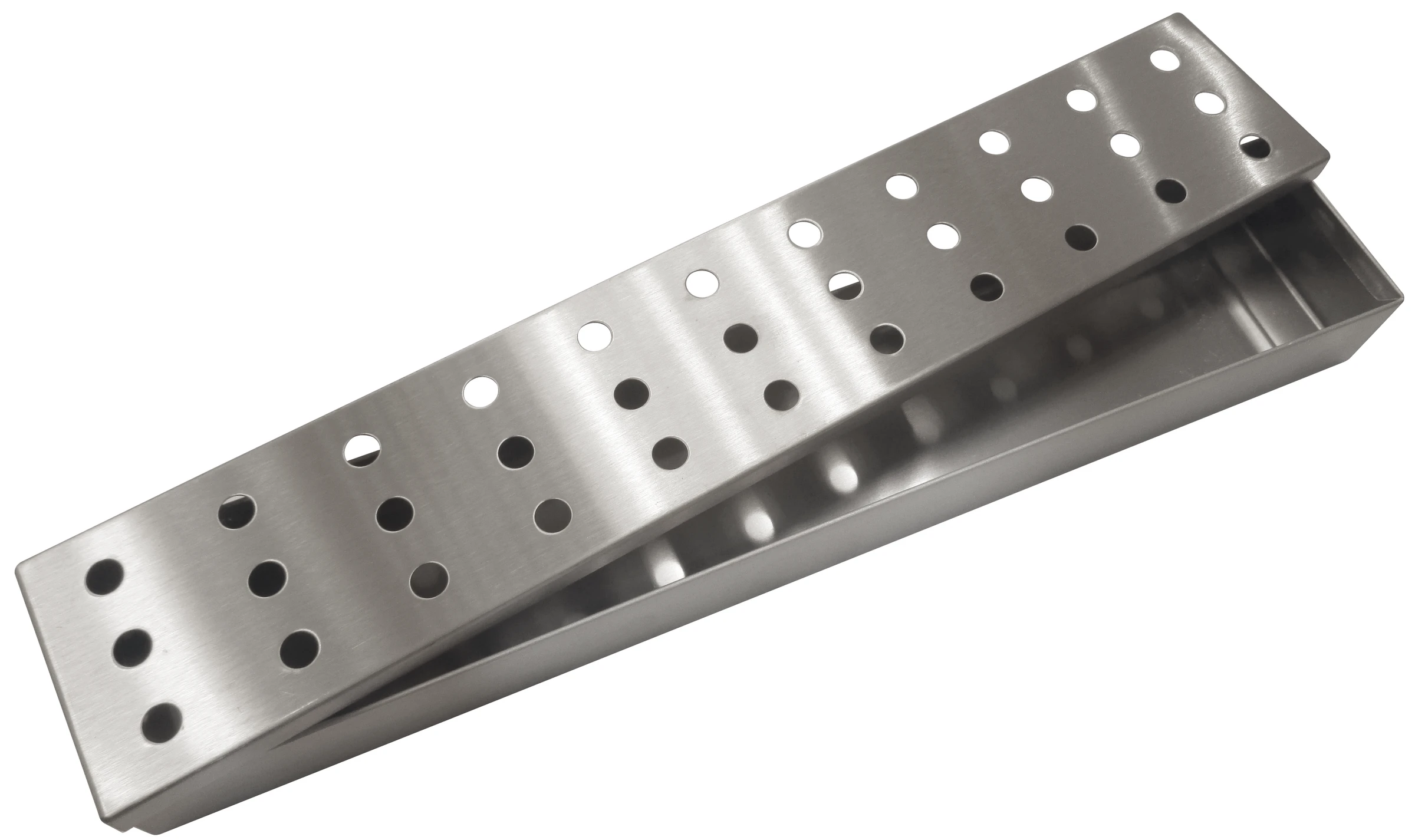 Edelstahl-Aromabox für Holzkohle- und Gasgrills