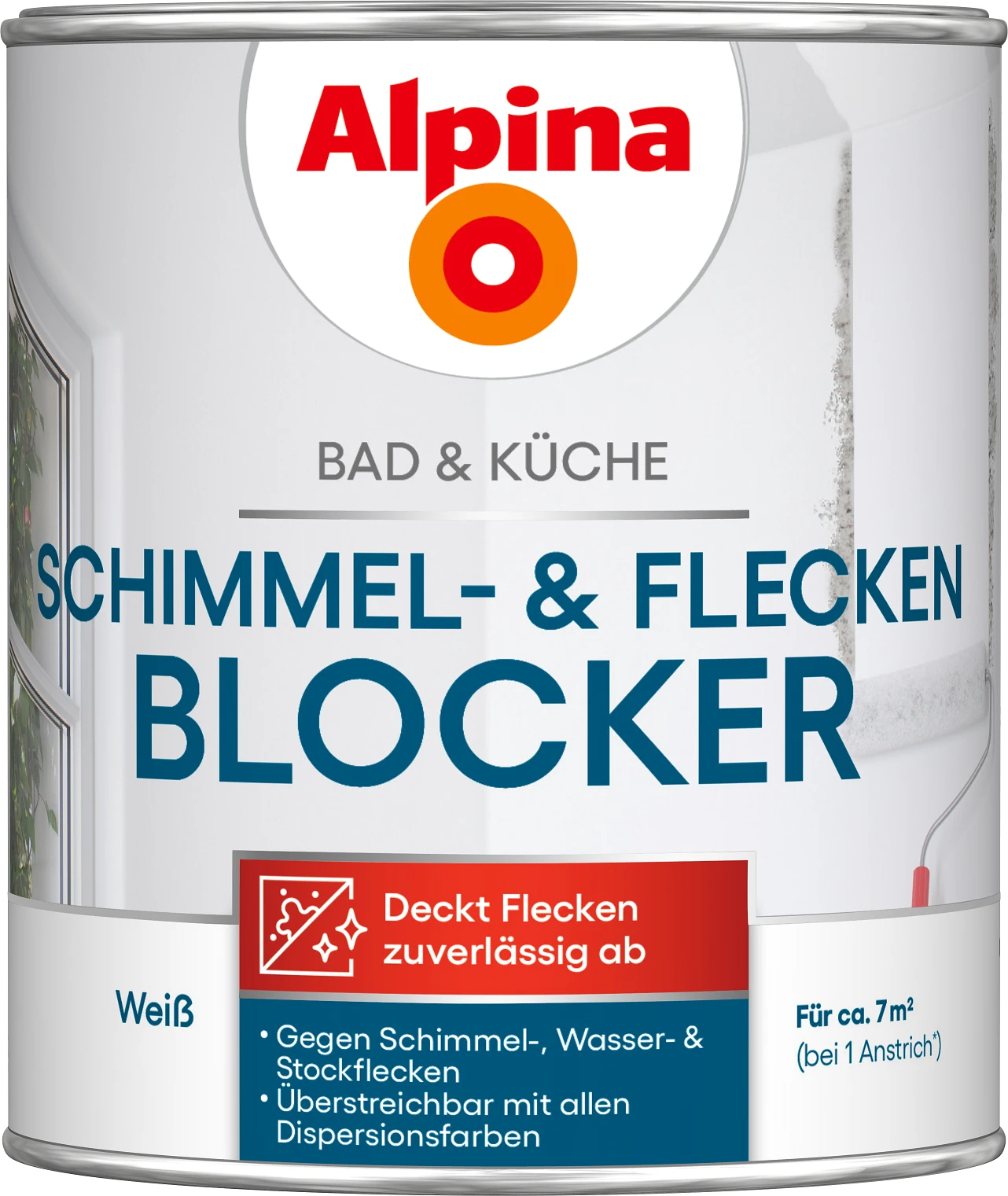 Alpina Bad & Küche Schimmel-& Flecken-Blocker, 0,75 L