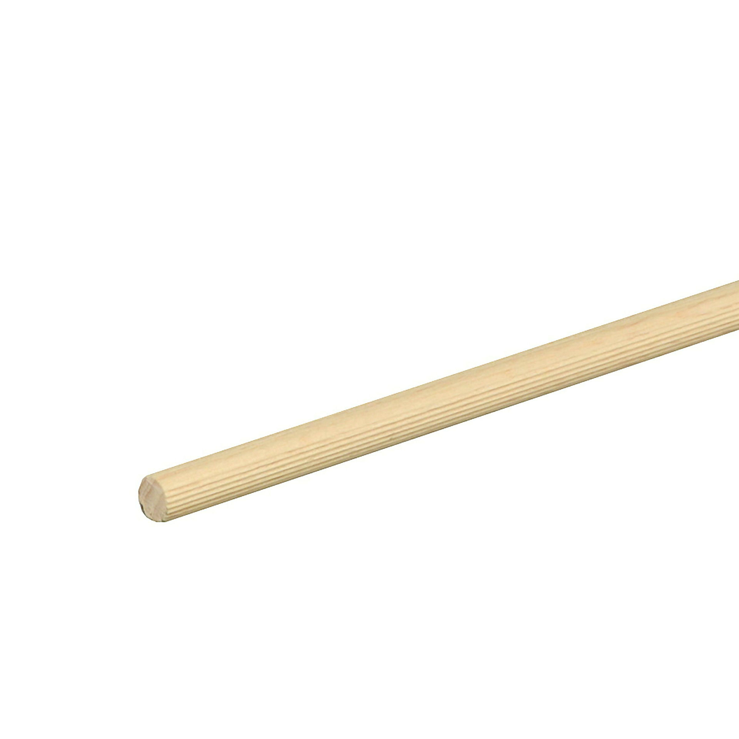 Rundstab gerillt (Dübel) Buche 8mm, 100cm