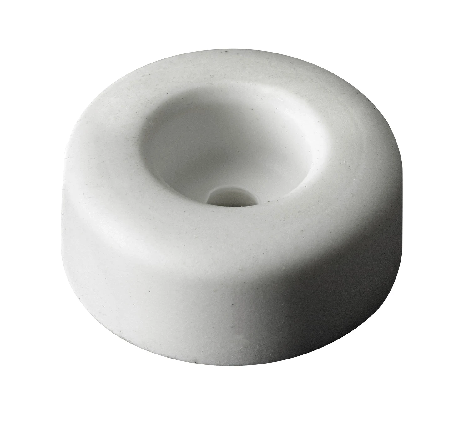 Universalpuffer D20x10mm, weiß 8 Stück