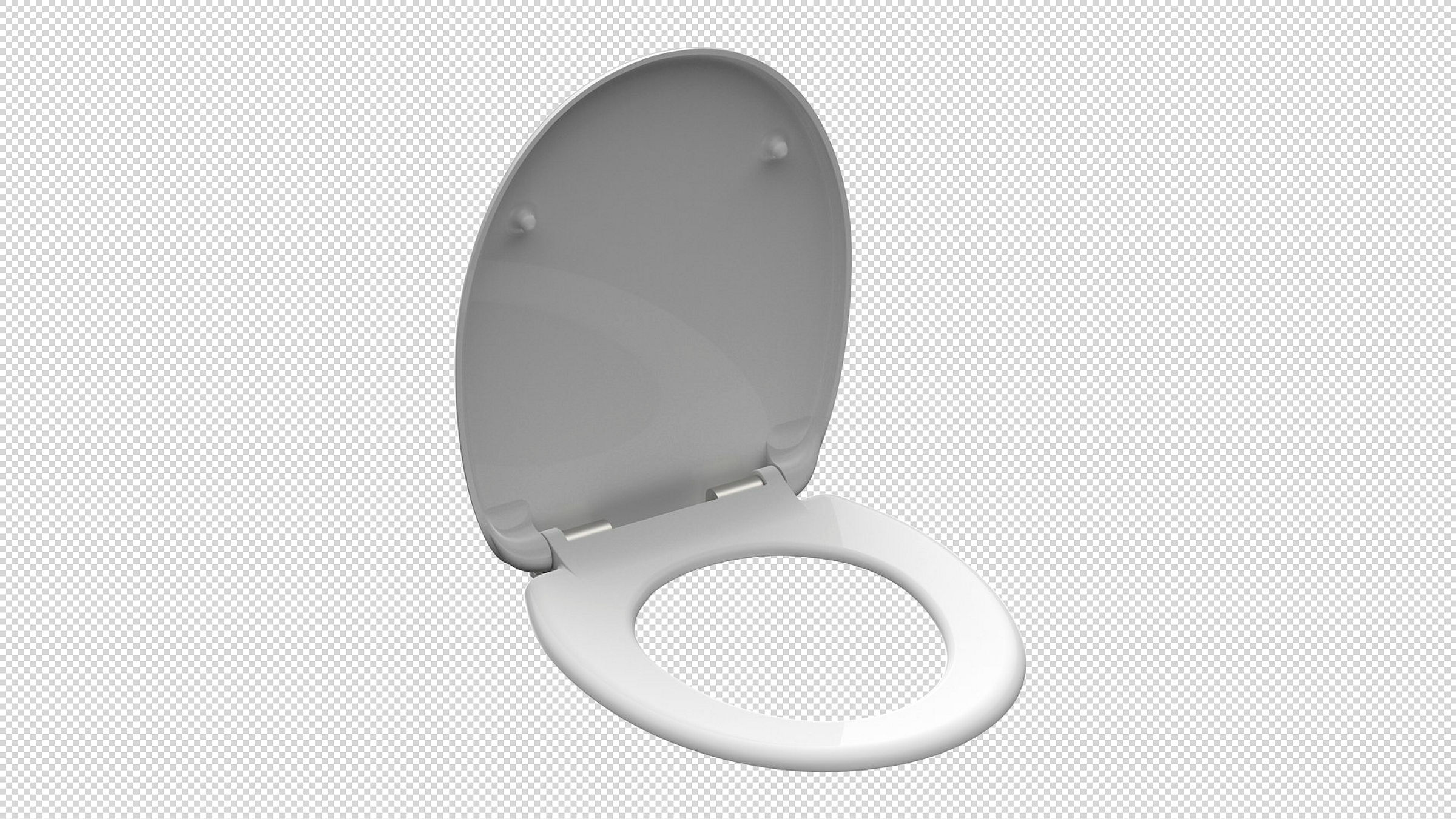 Duroplast WC-Sitz WHITE, mit Absenkautomatik