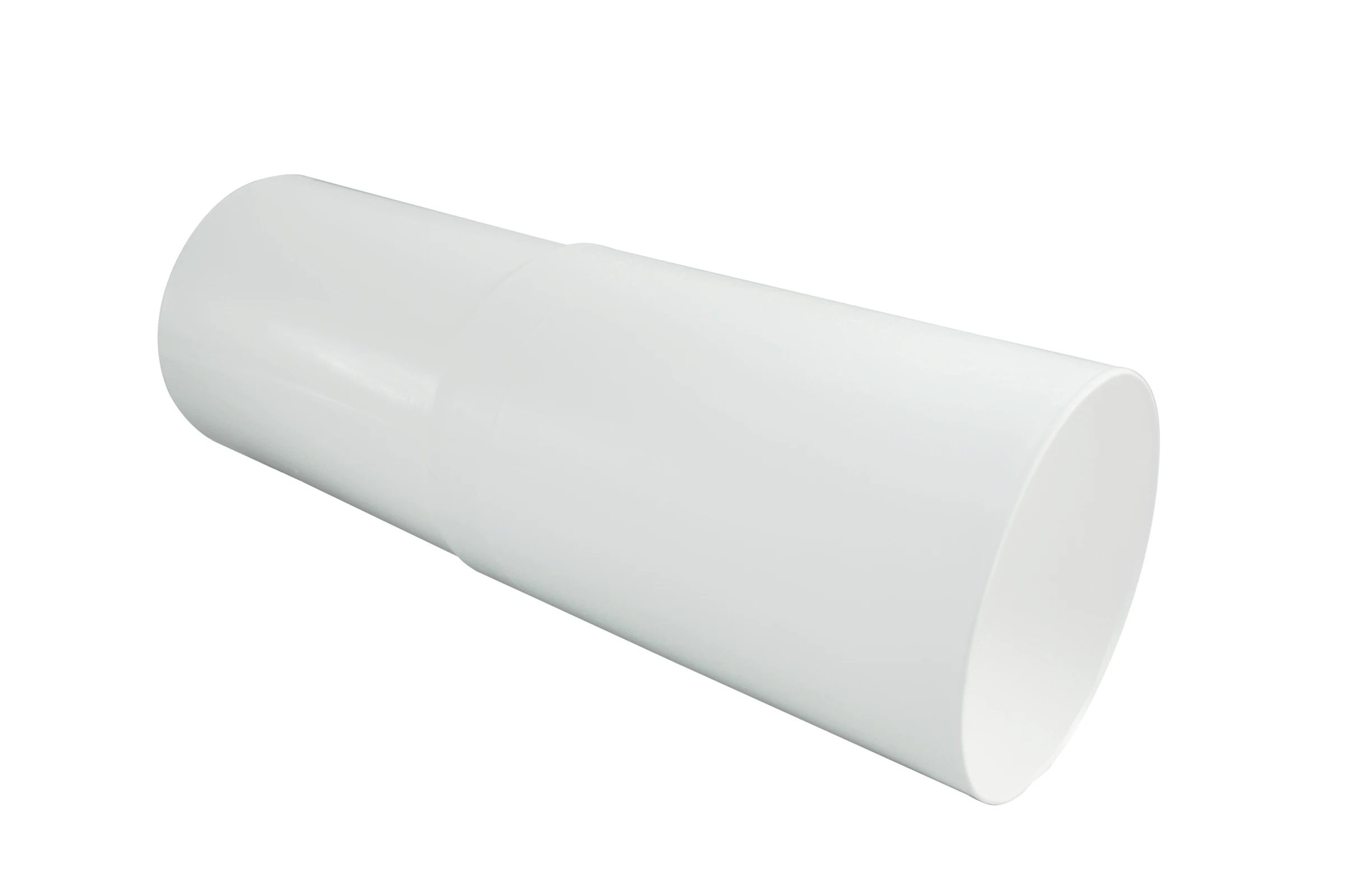Teleskopkanal 2-teilig, Rohr Ø 100/104 mm, weiß