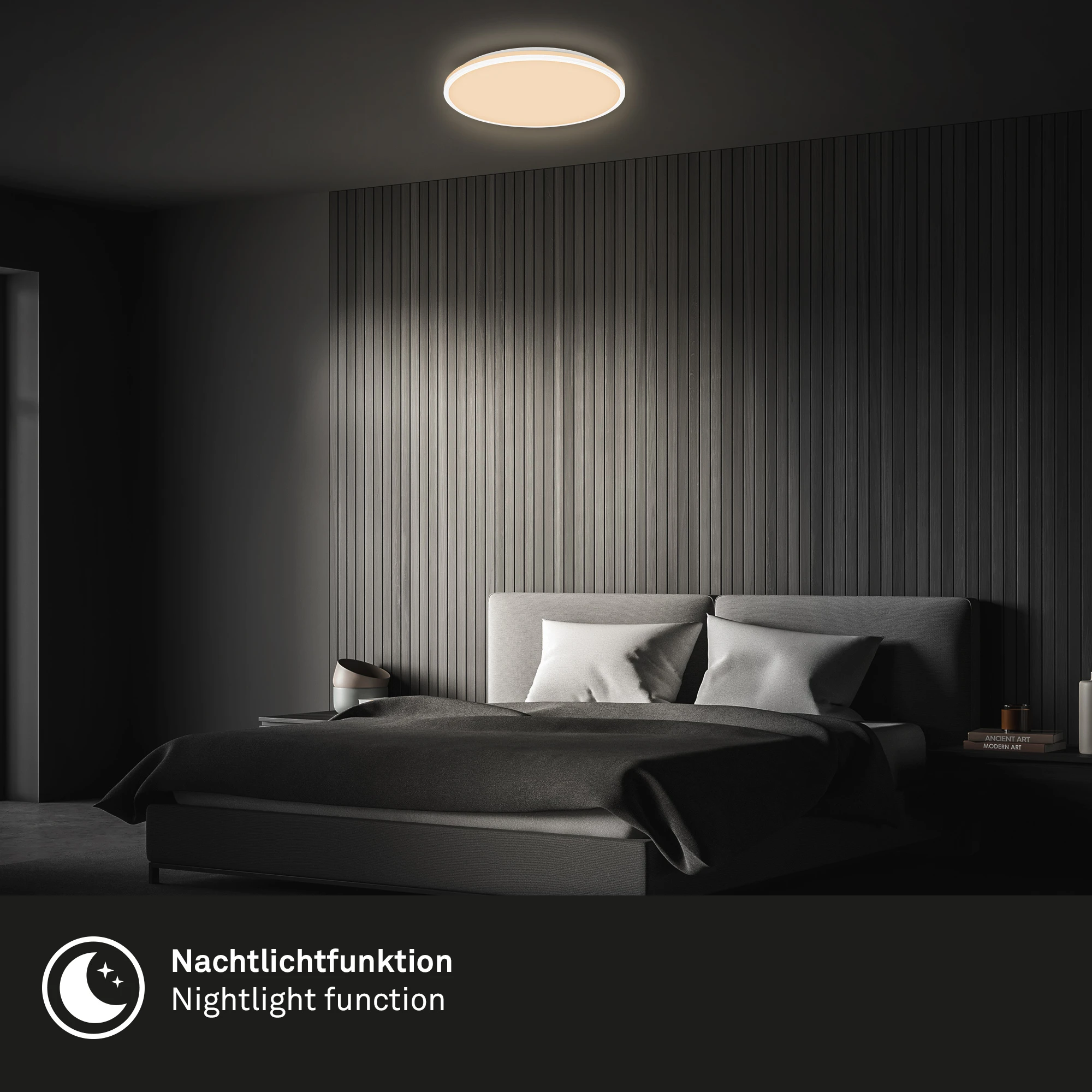 LANA CCT LED Deckenleuchte, Weiß matt, LED / 22W