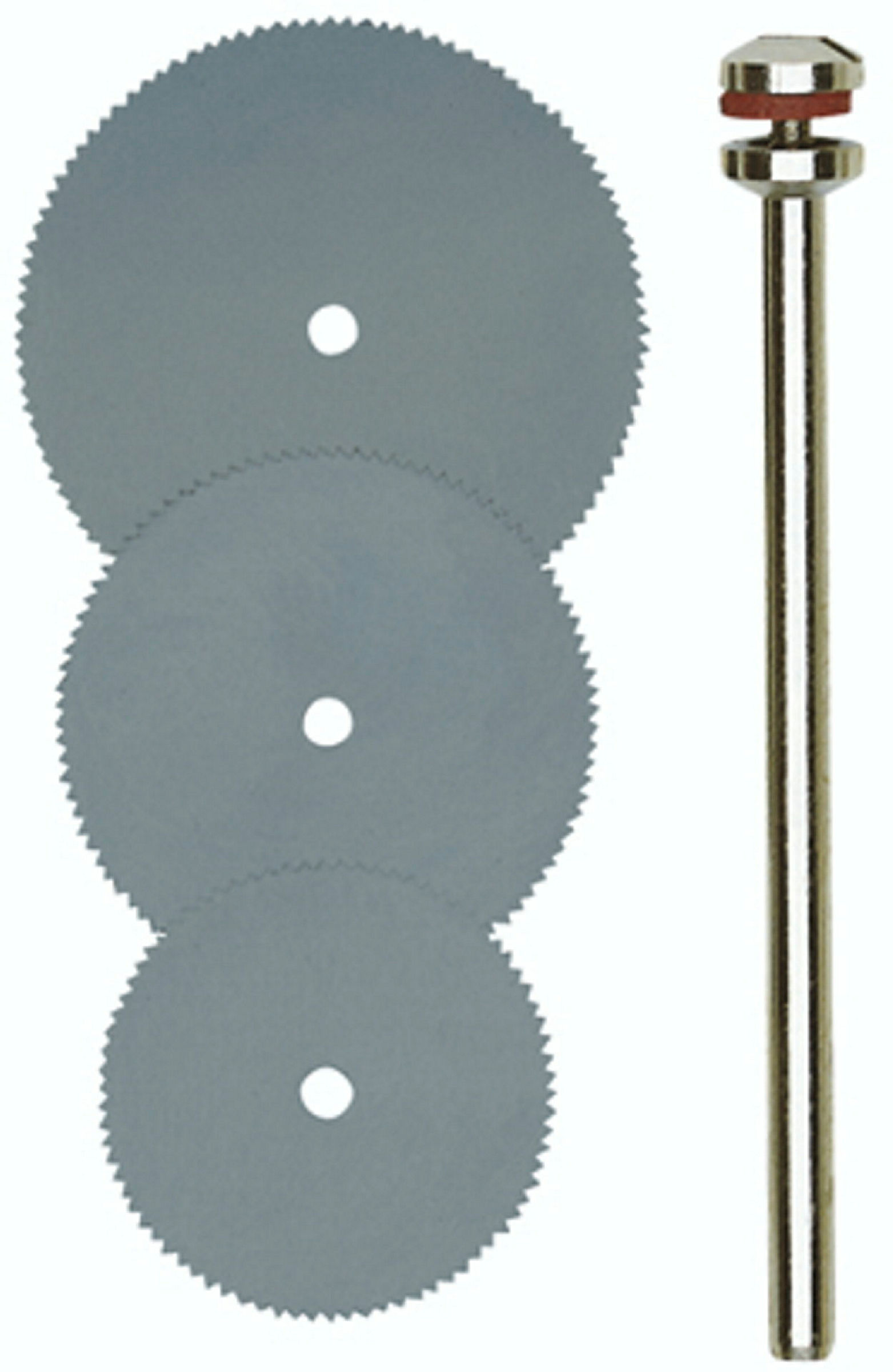 PROXXON-Trennsägeblätter, je 1 Stück 16, 19, 22 mm + 1 Träger