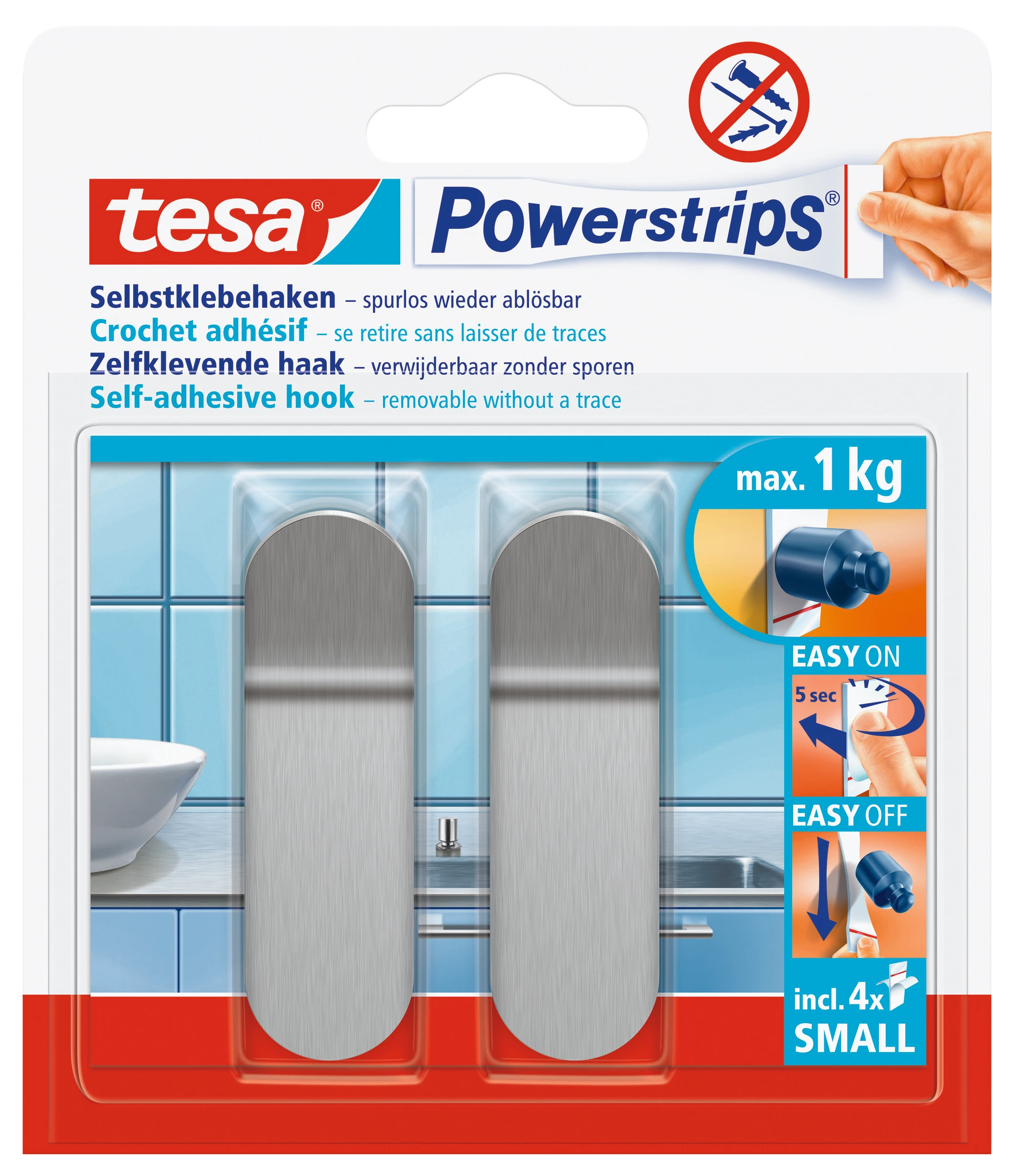 tesa Powerstrips® Haken Small Metall