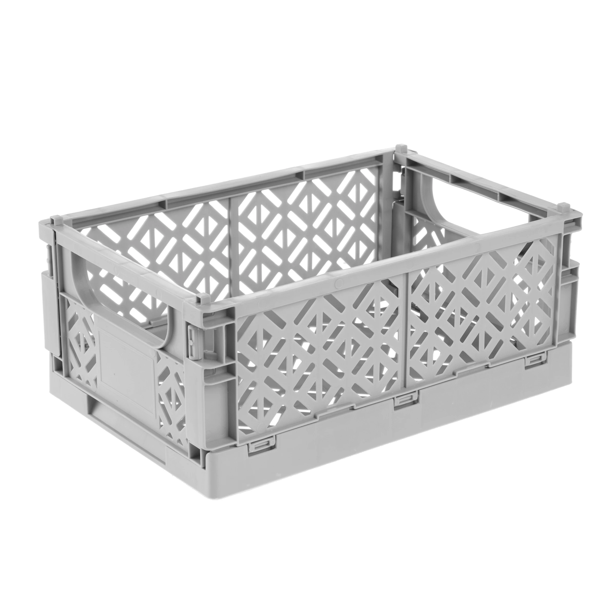 keeeper fritzi Faltbare Deko-Box M, 3,4 l, 16,5 x 25 x 10 cm, Grau