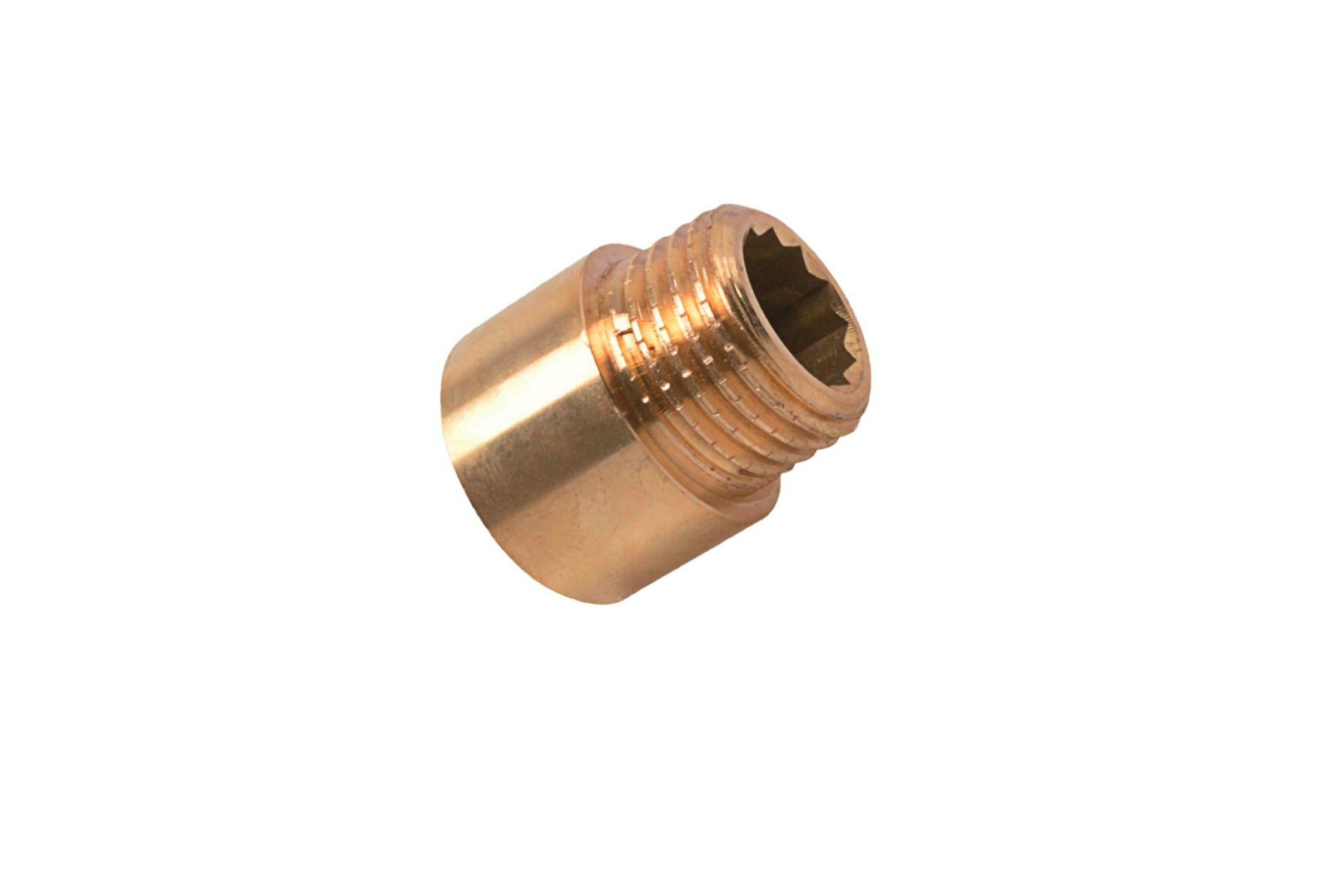 MS Hahnverlängerung, blank, 1/ 2'' x 10 mm