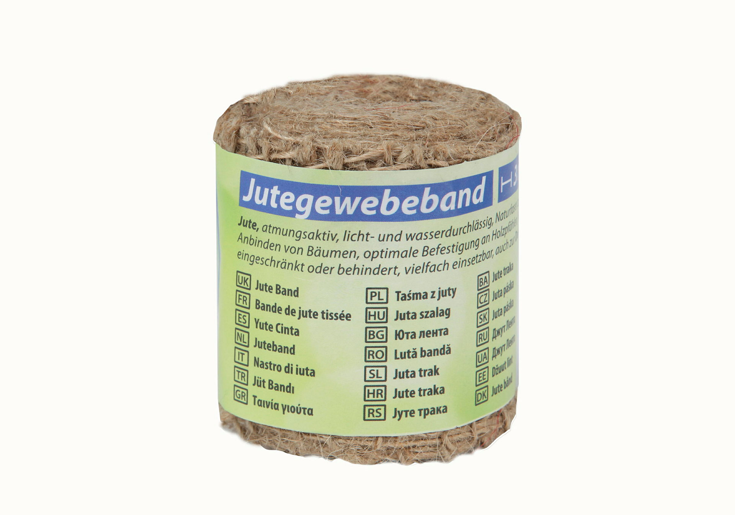 Jutegewebeband Classic, L: 3 m, B: 6 cm, natur