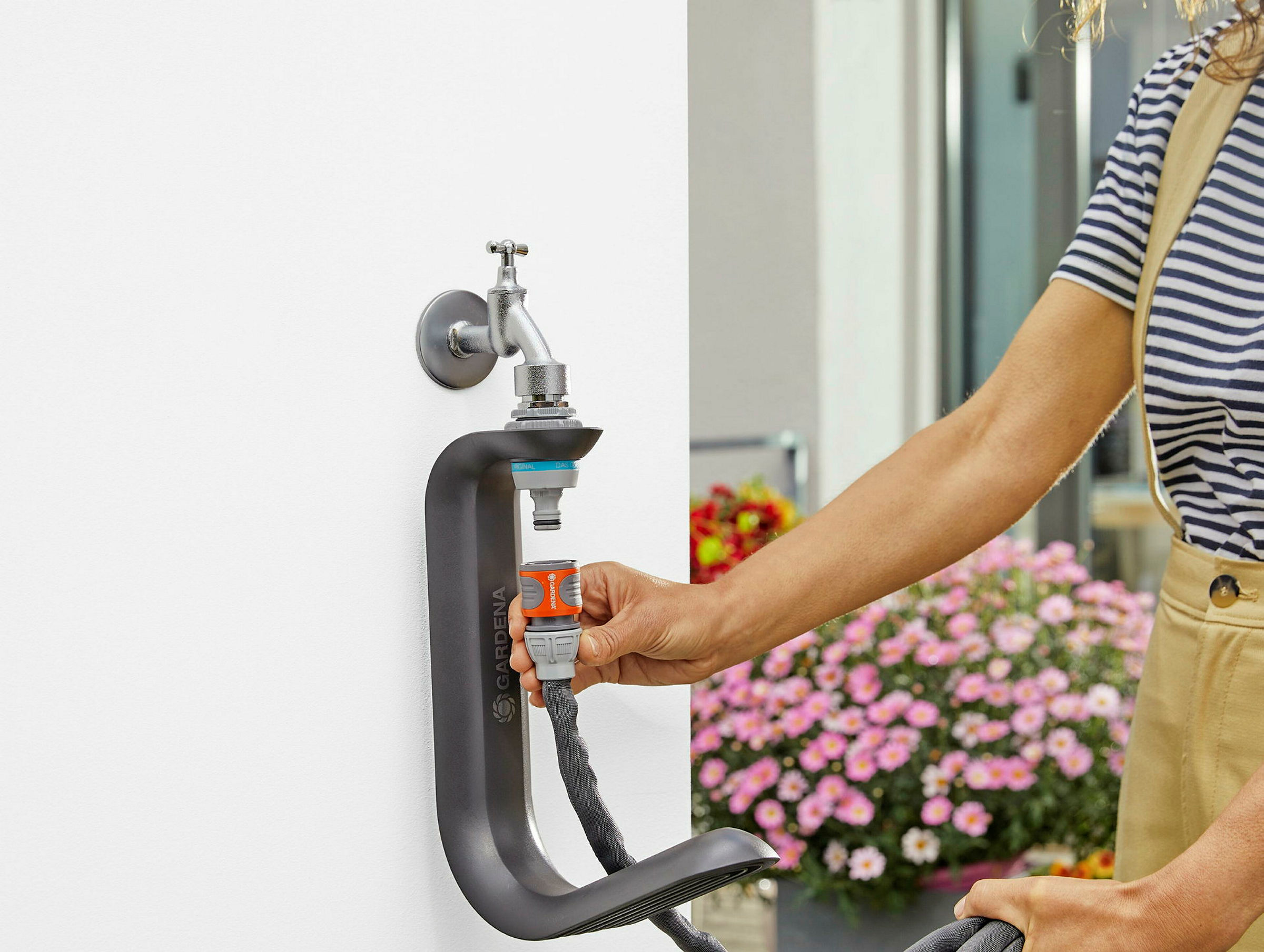 GARDENA Liano'' Schlauchaufbewahrung TapFix
