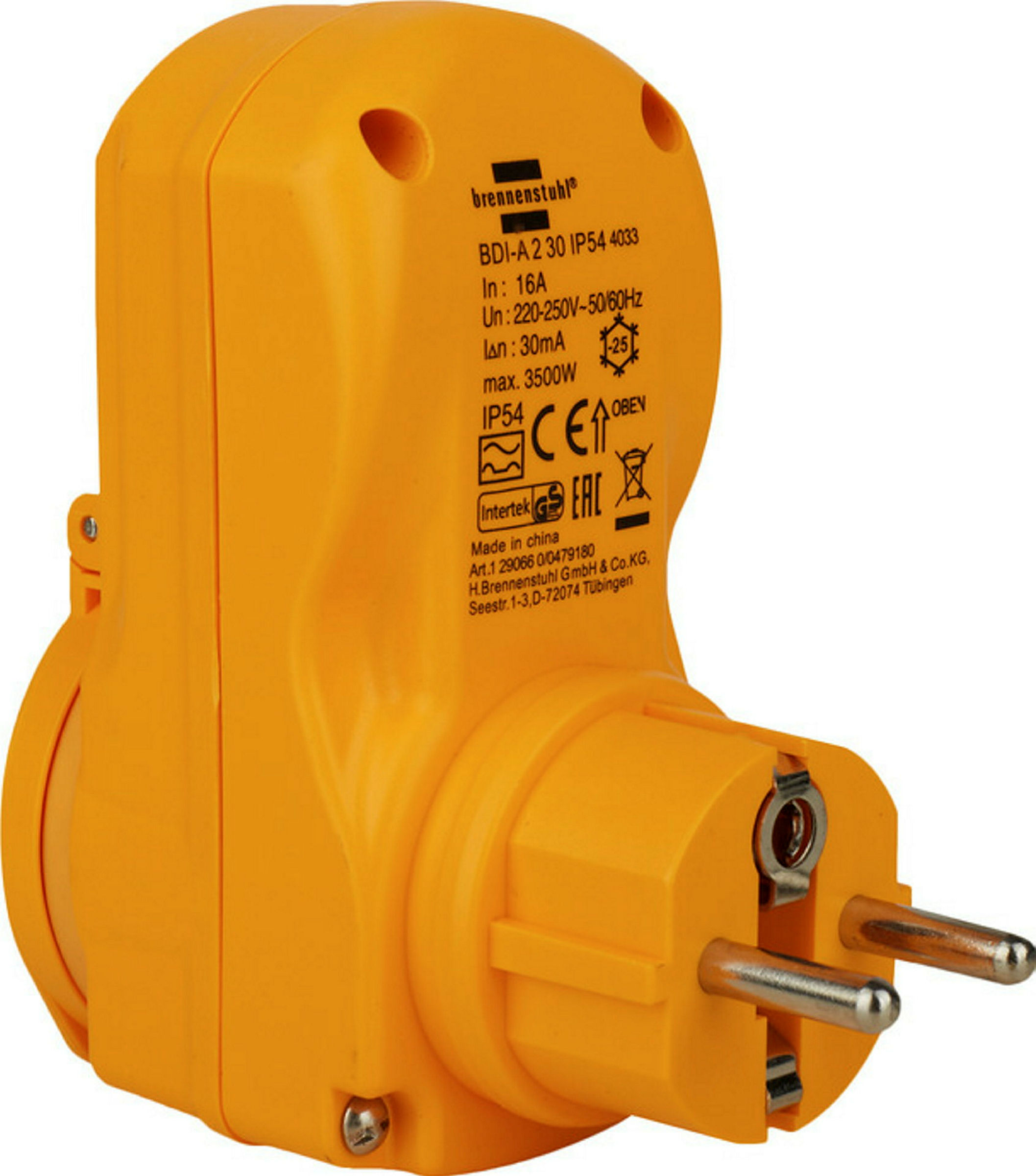 Personenschutz-Adapter 30mA  Blisterverpackung *DE*