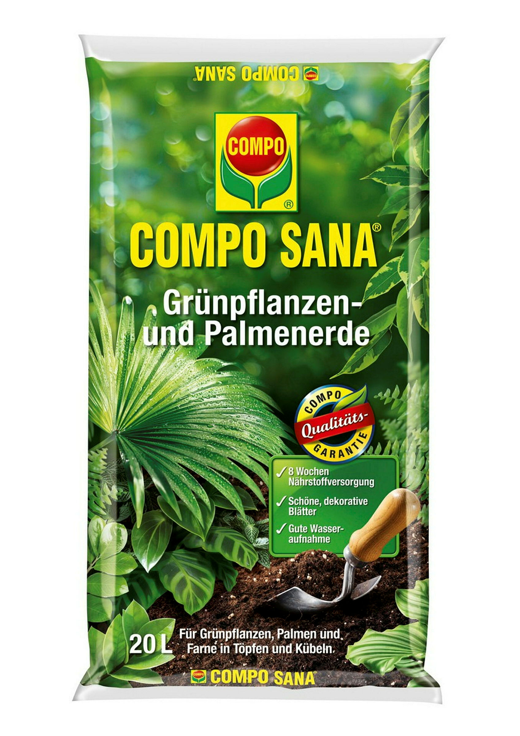 COMPO SANA® Grünpflanzen- u.Palmenerde 20L, 102x20L