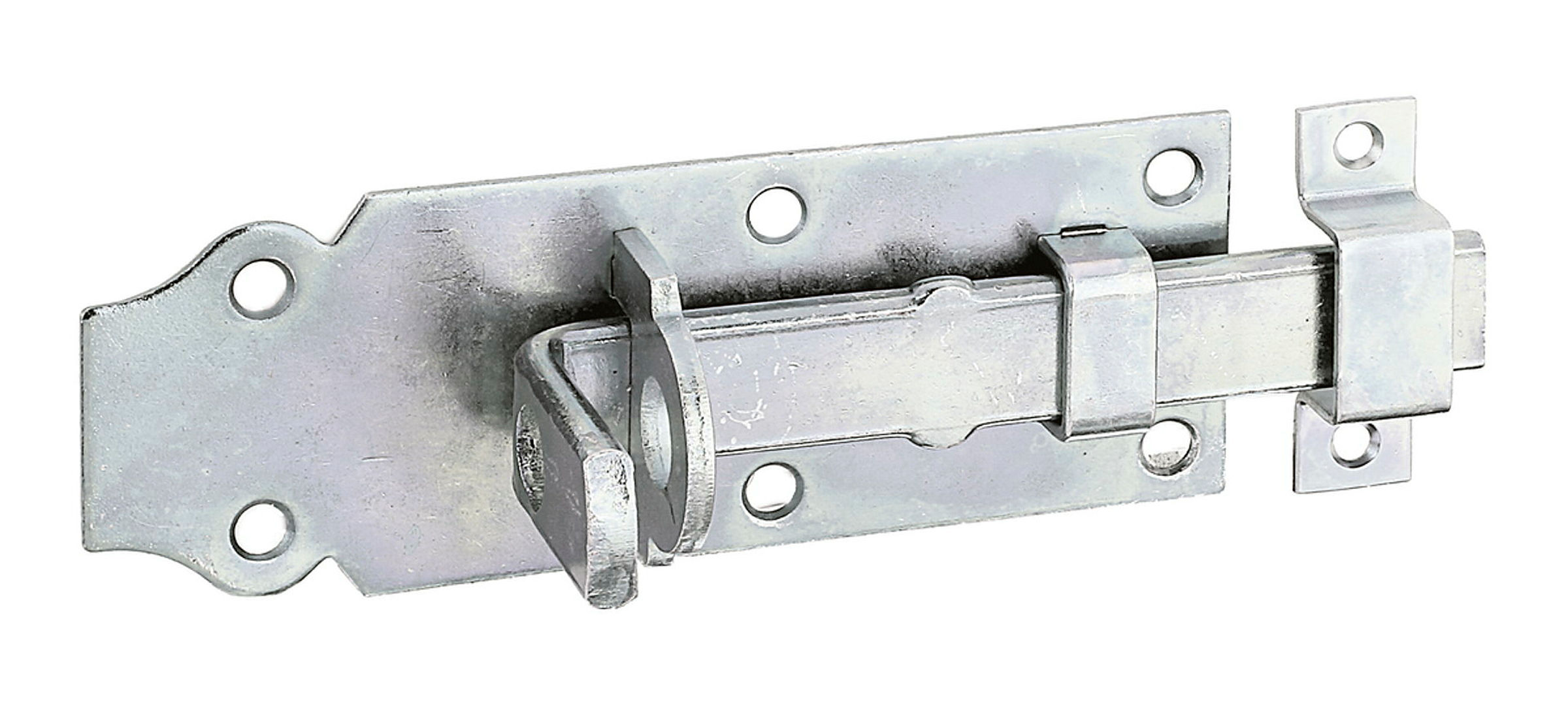 Schlossriegel mit flachem Griff 100x44 verzinkt