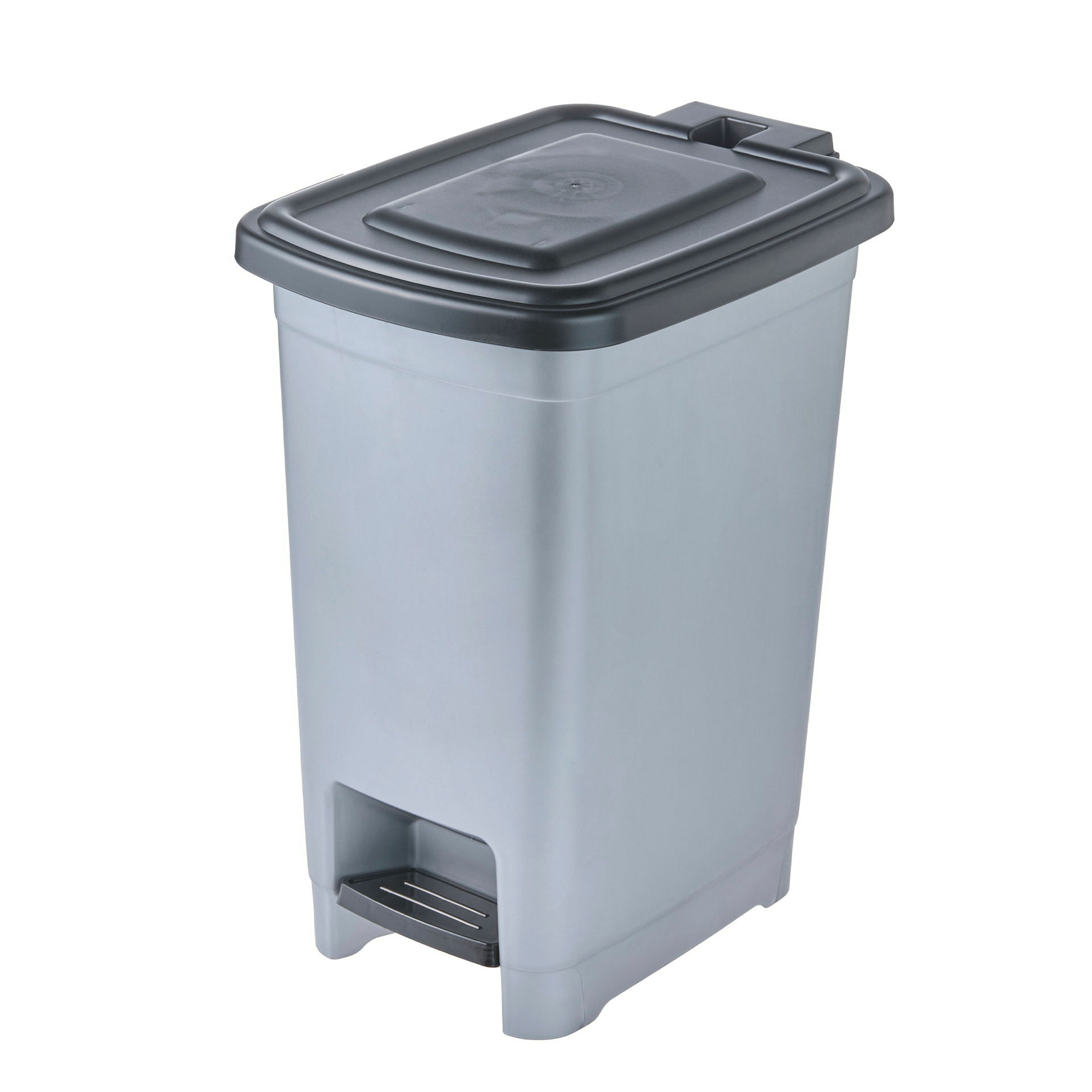 keeeper Treteimer, 10 l, 20,5 x 28 x 35 cm, olaf, Silber