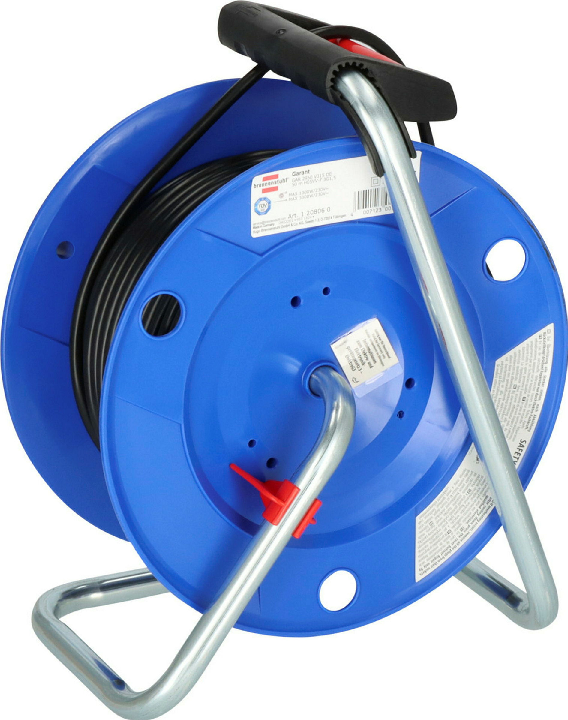 K-Tro. Garant 290 50m H05VV-F3G1.5 4fach Stedo/Klappd./Thermo
