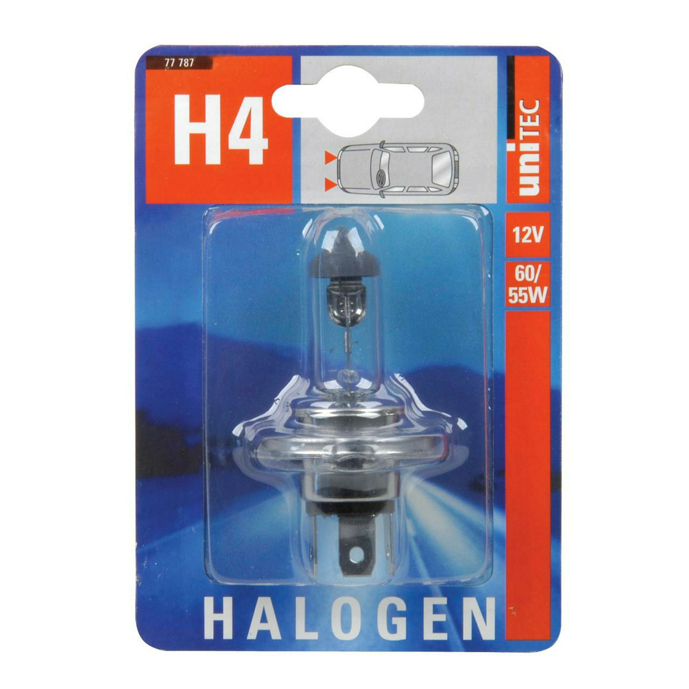 H4 Halogen 12V 60/55W P43T