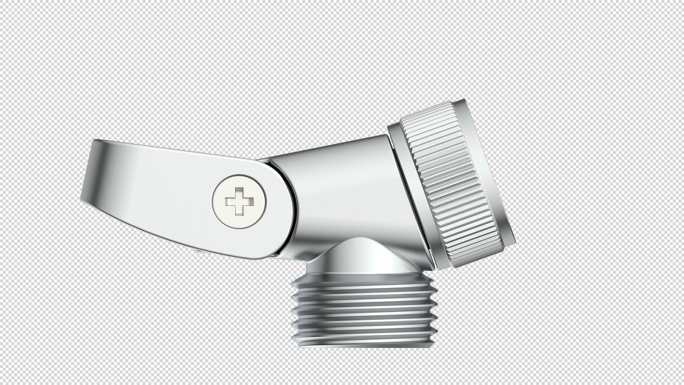 MS MV-1PR Gelenkstück, Chrom, 1/2'', für Zapfen
