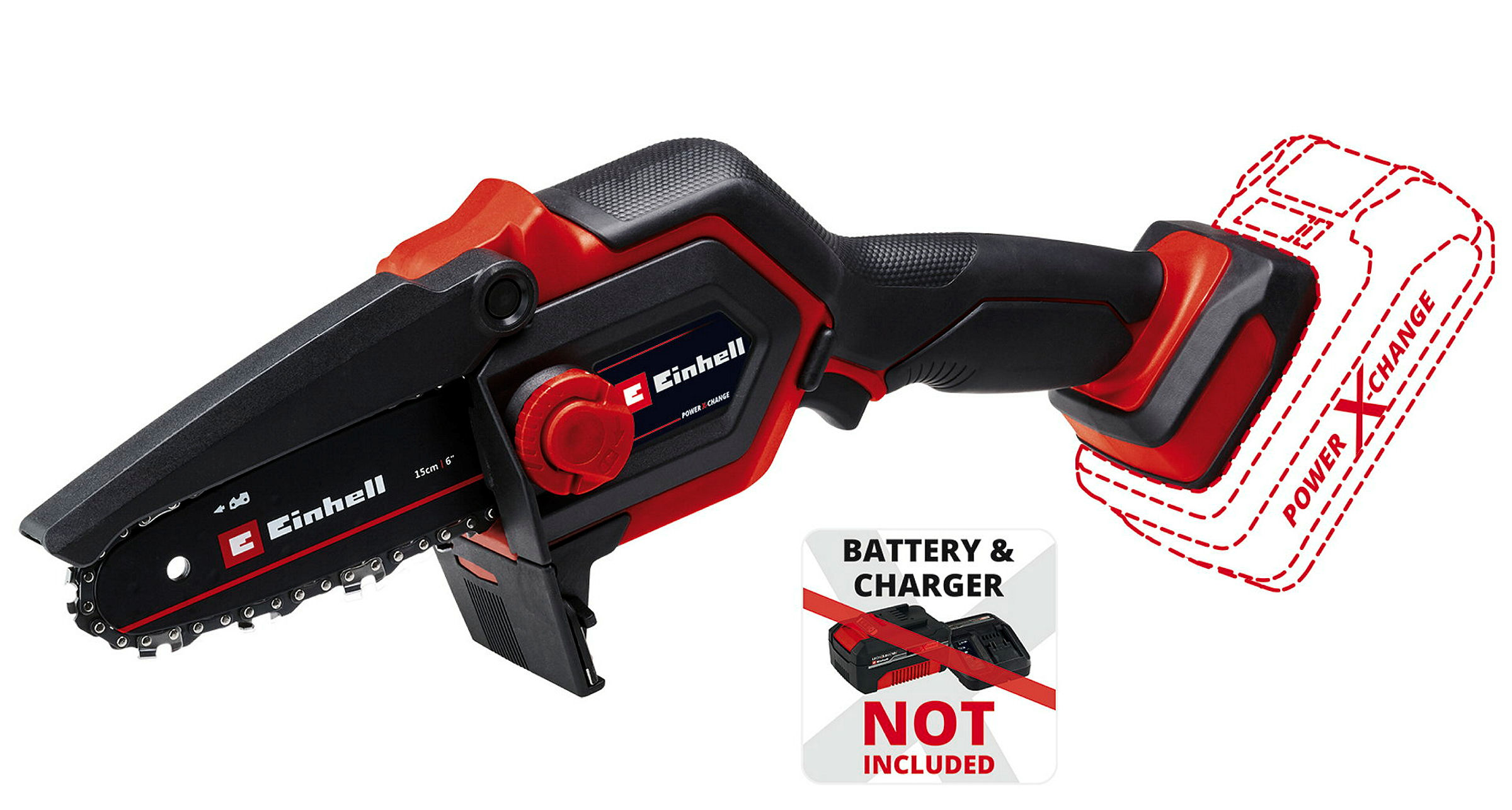 Einhell Expert GE-PS 18/15 Li BL-Solo Akku-Astkettensäge
