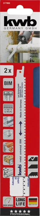 Säbelsägeblatt Doppelangel Metall 240mm Inh:2