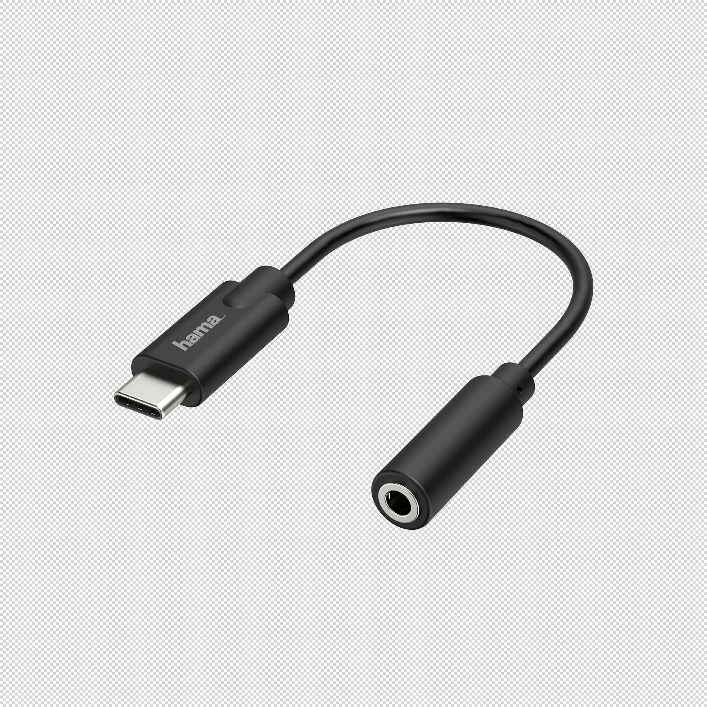 Hama Audio-Adapter, USB-C-Stecker - 3,5-mm-Klinke-Buchse, Stereo
