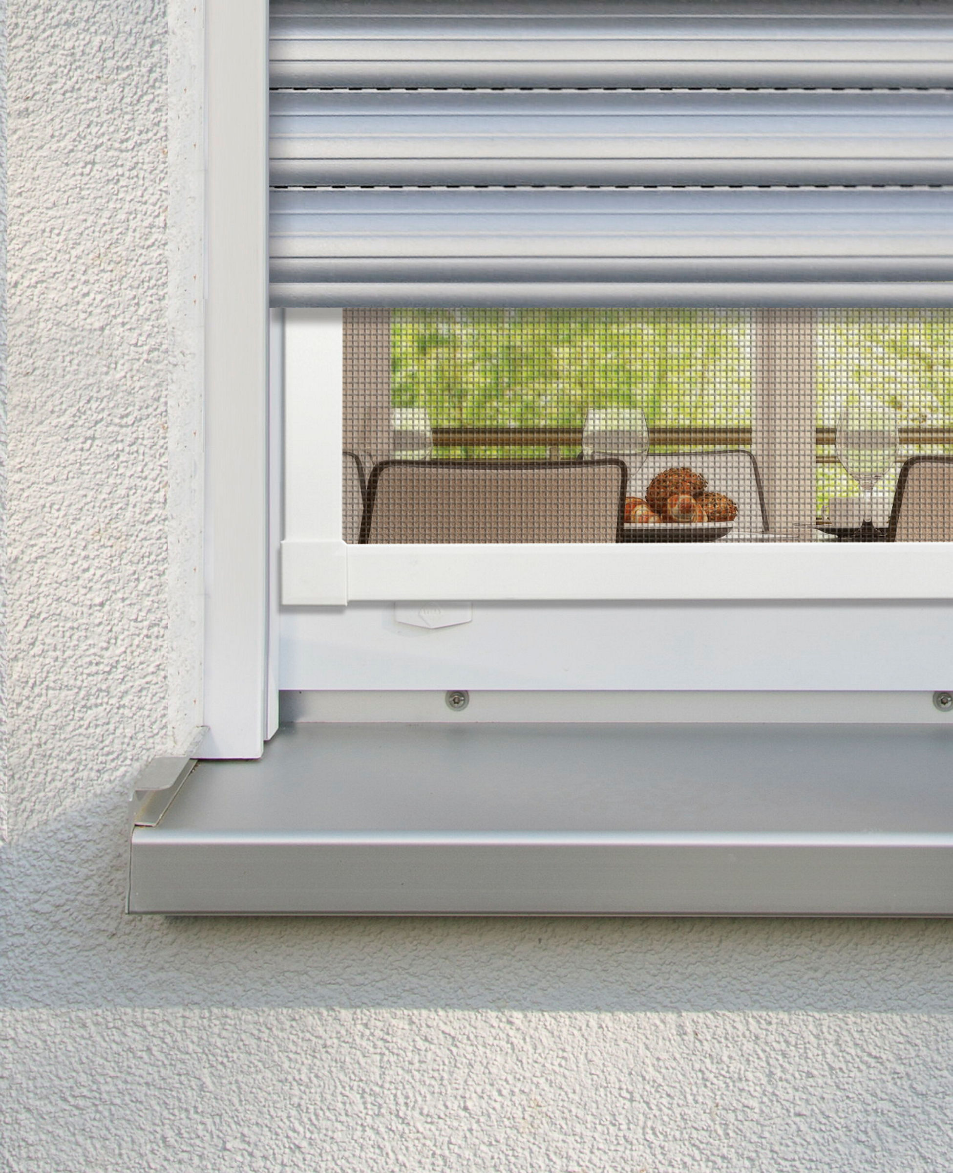 Schellenberg Insektenschutzfenster PREMIUM, weiß, 100 x 120 cm