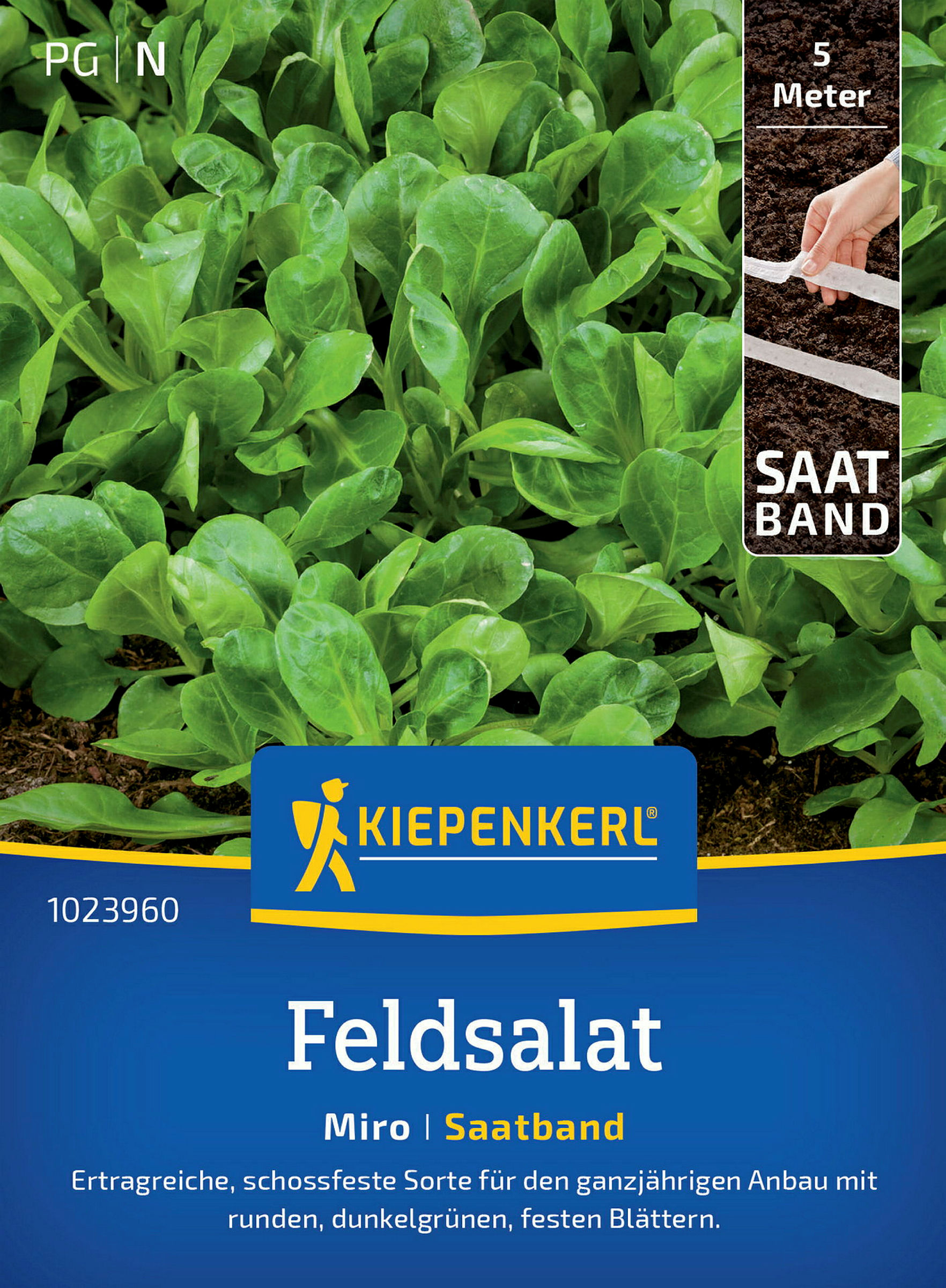 Kiepenkerl Feldsalat Miro, Saatband