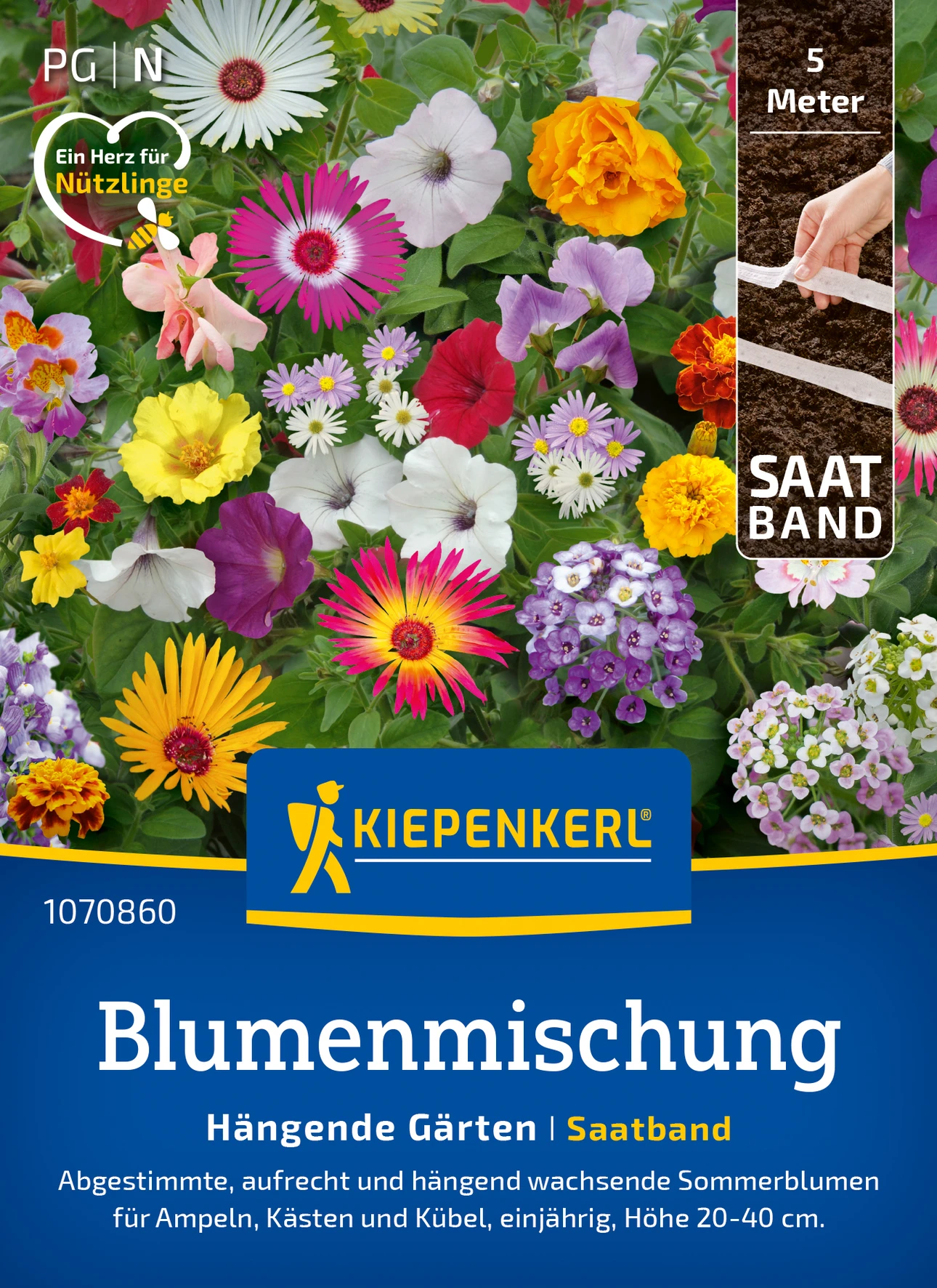 Kiepenkerl Blumenmischung Hängende Gärten, Saatband