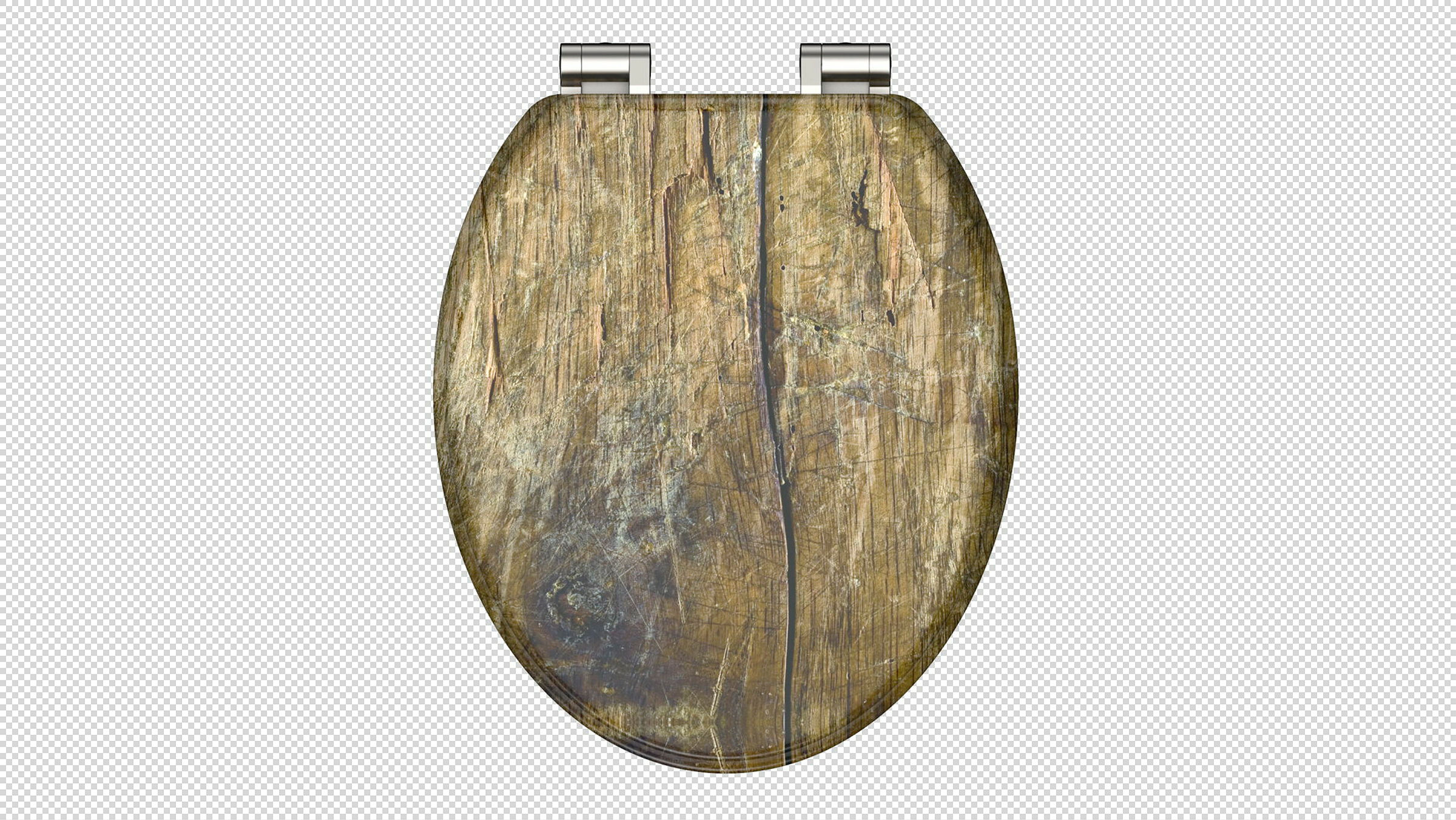 MDF WC-Sitz SOLID WOOD, mit Absenkautomatik