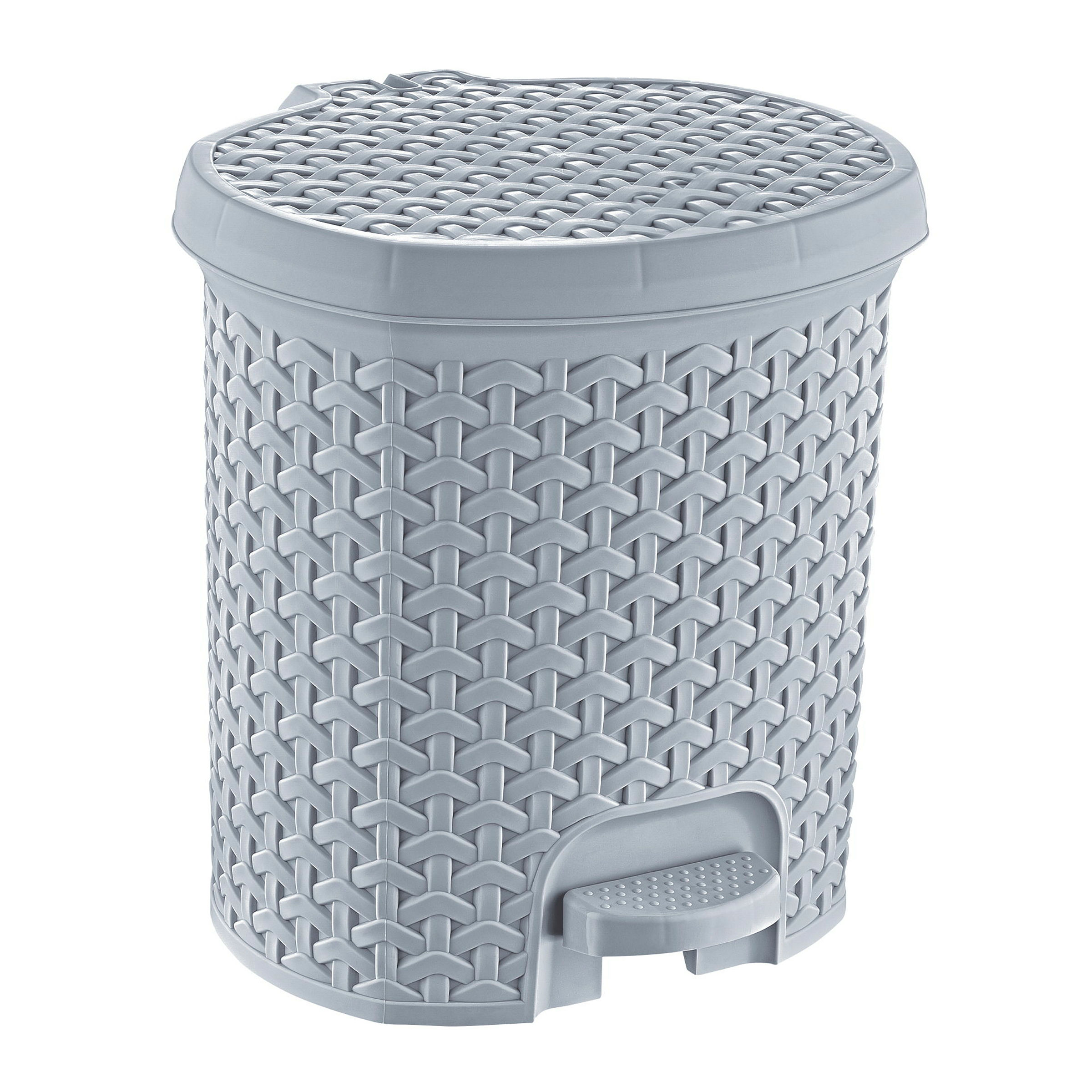 keeeper Treteimer, Tretpedal, 5,5 l, 22,5 x 24 x 26 cm, Tjark, Grau
