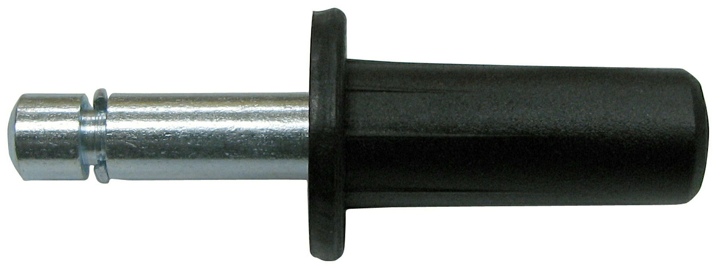 Befestigungsset - 2 x Stift und Rundrohrhülse, Kunststoff 13 mm