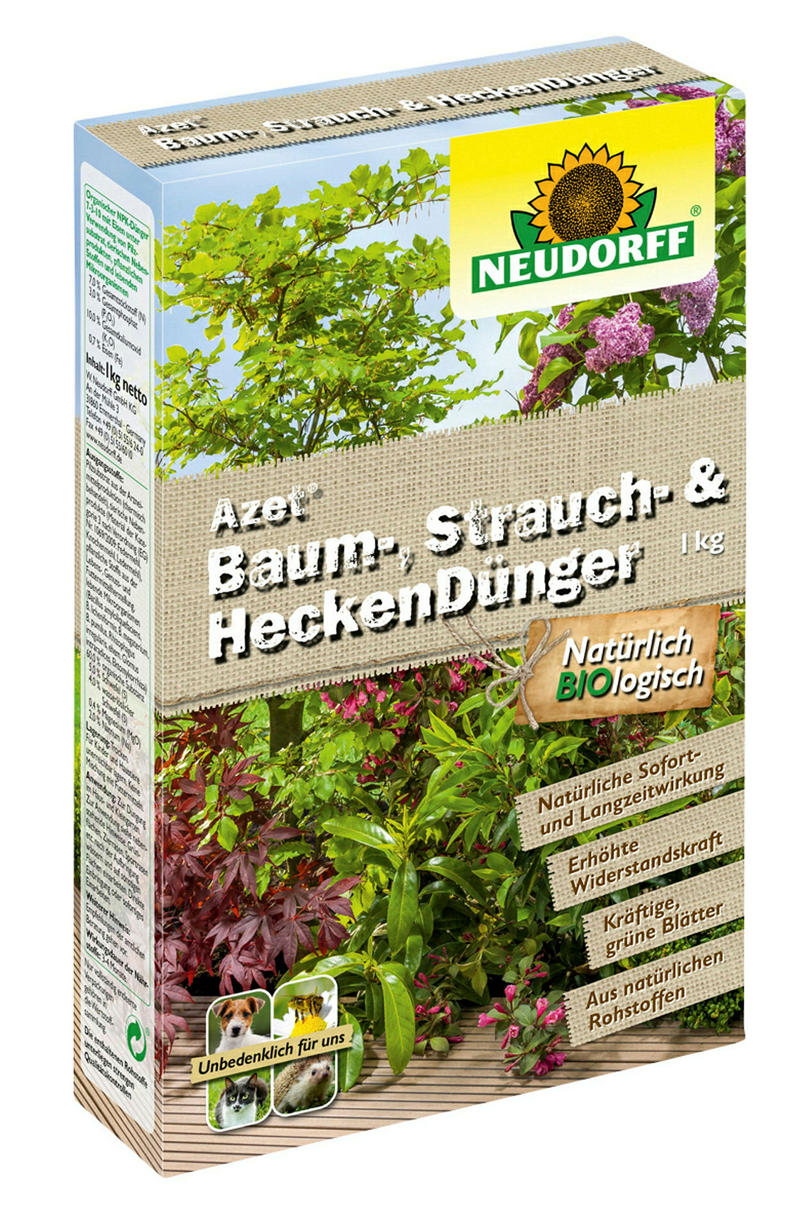 Neudorff Azet Baum-, Strauch-und HeckenDünger, 1 kg