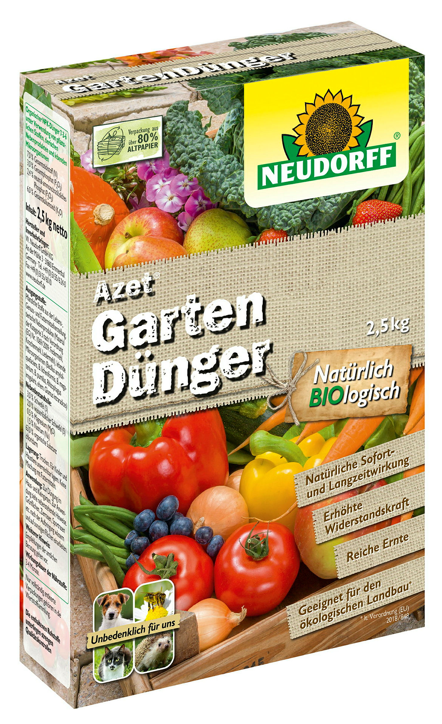 Neudorff Azet GartenDünger2,5 kg