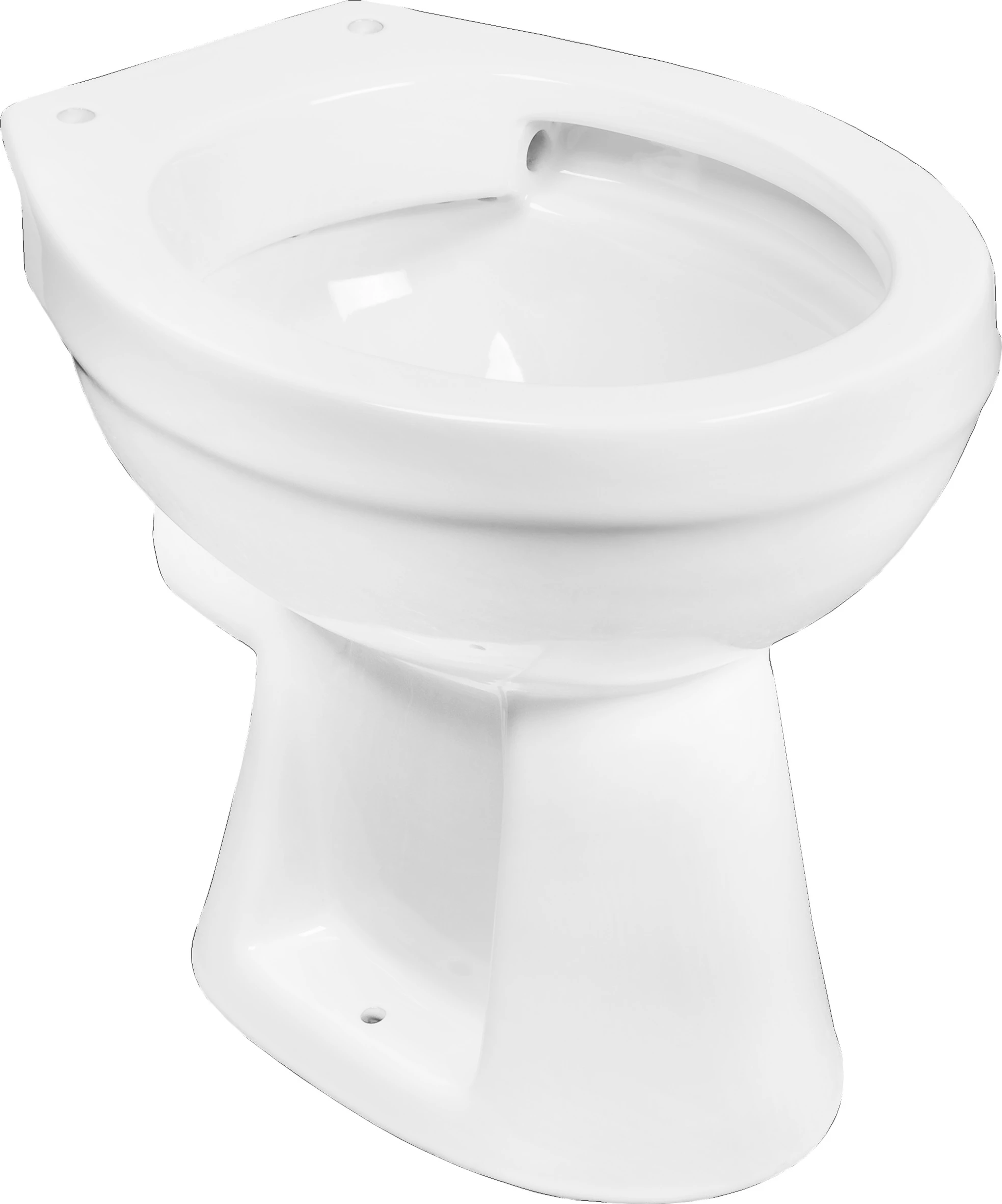 CORNAT Stand-WC spülrandlos weiss
