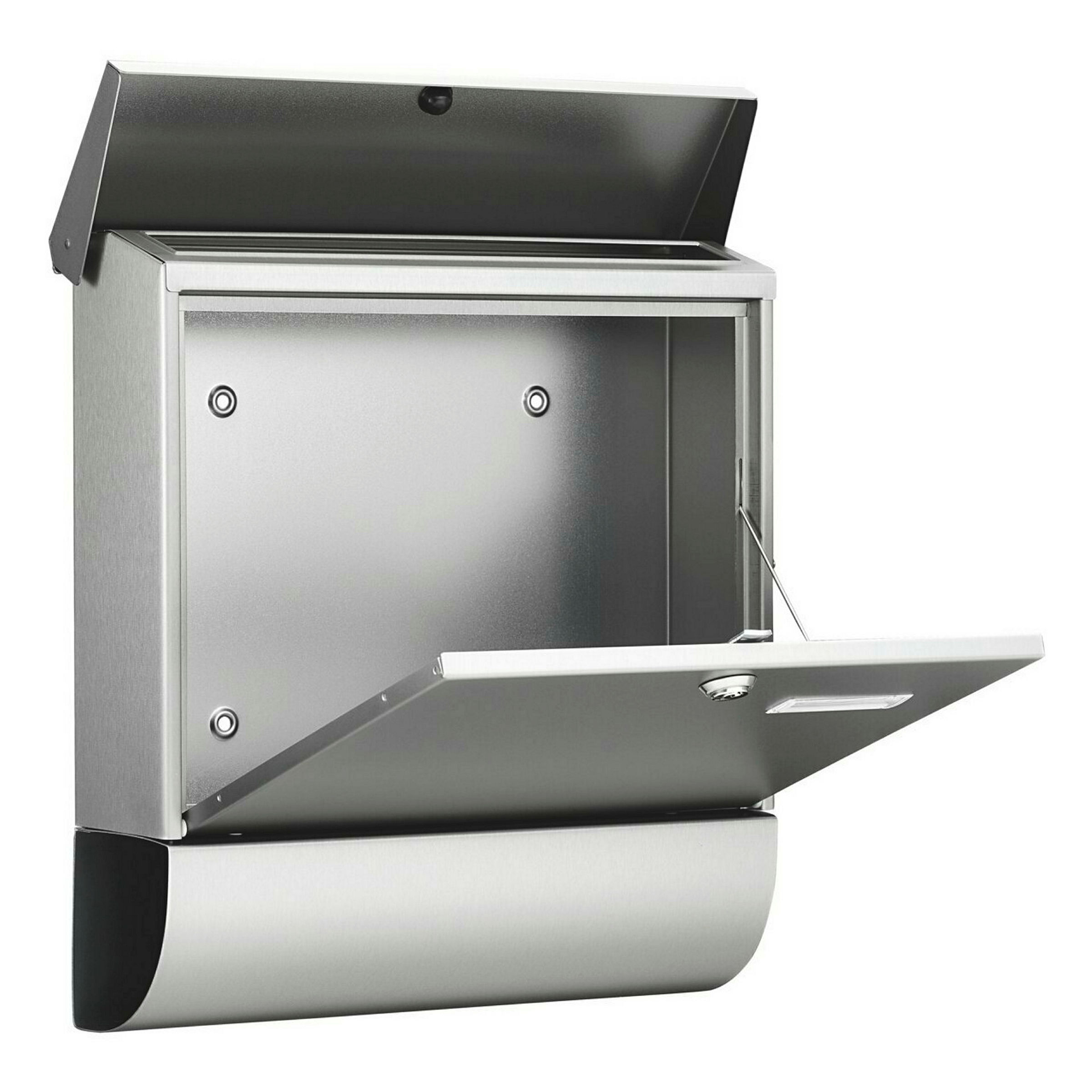 Edelstahl-Briefkasten Amrum-Set 38670 Ni