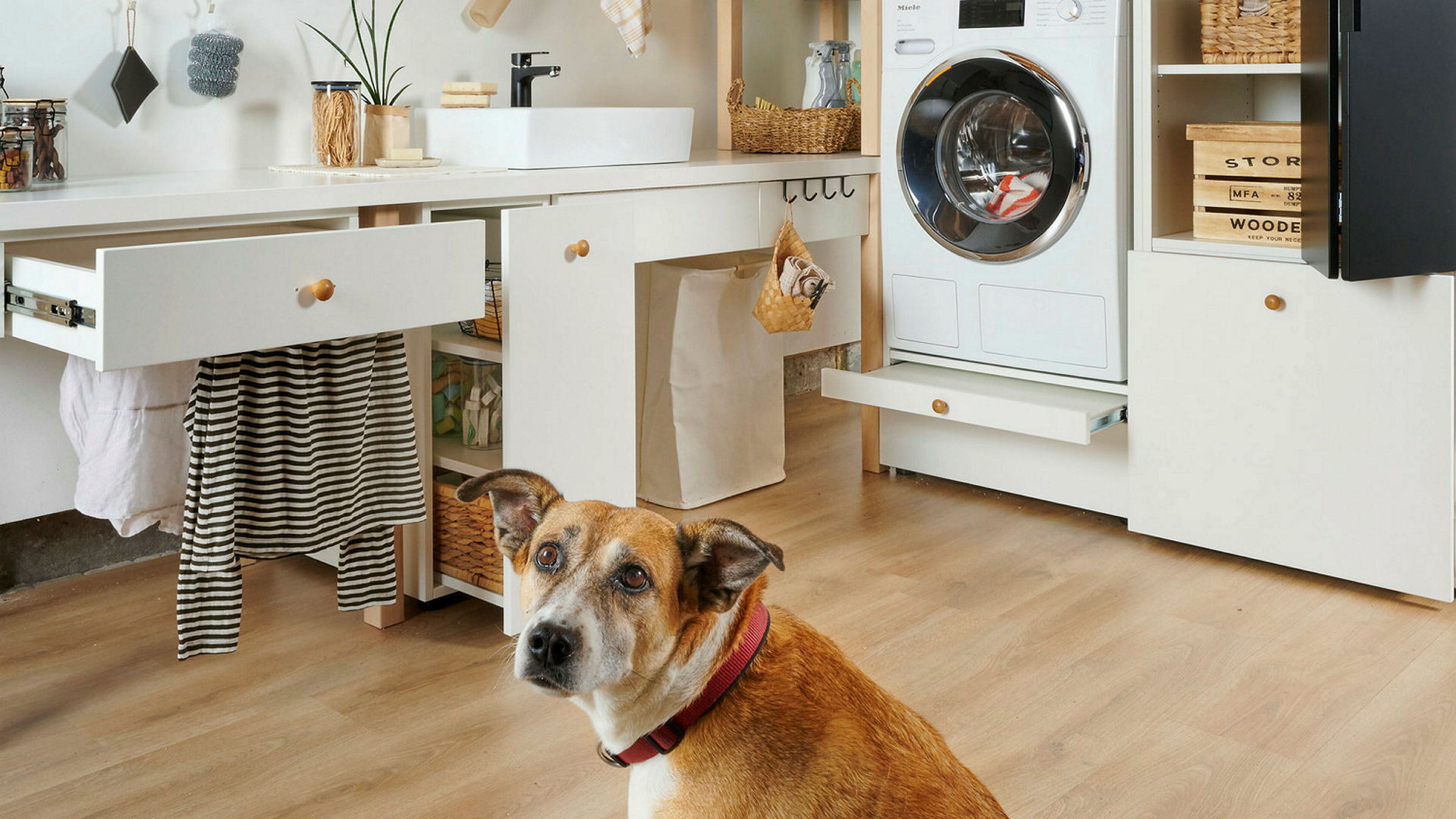 Garderobenleiste, 2 Haken