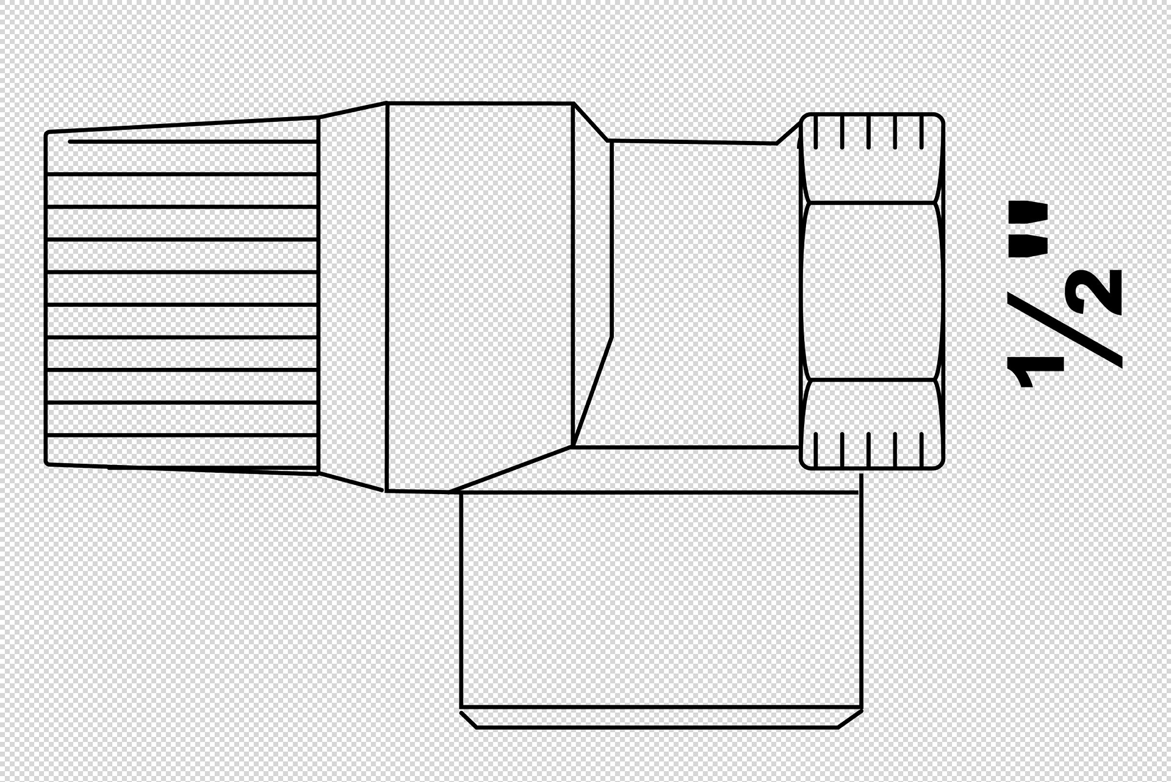 Sicherheitsventil, 6bar, 1/2''IG x 3/4''IG