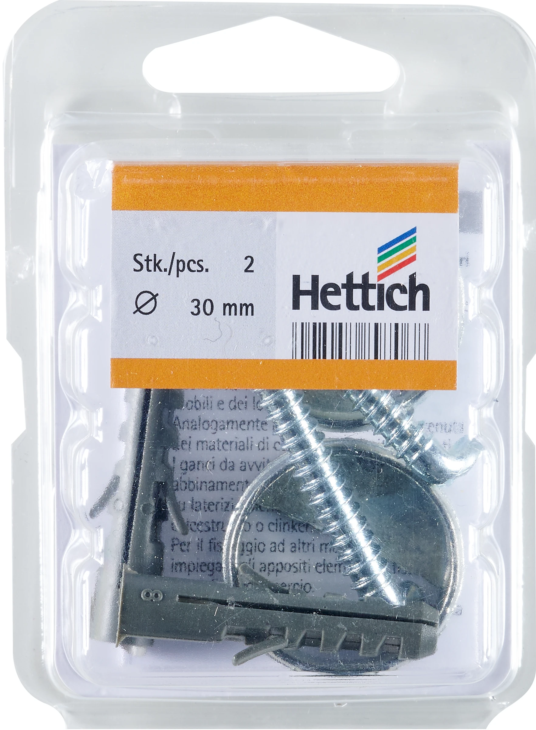 Schrankaufhaenger Zinkdruckgus 30mm 2 Stück
